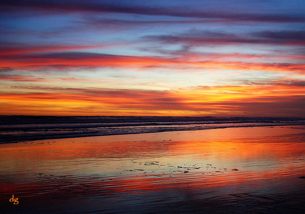 Atardeceres de Claromecó, por Dario Granato