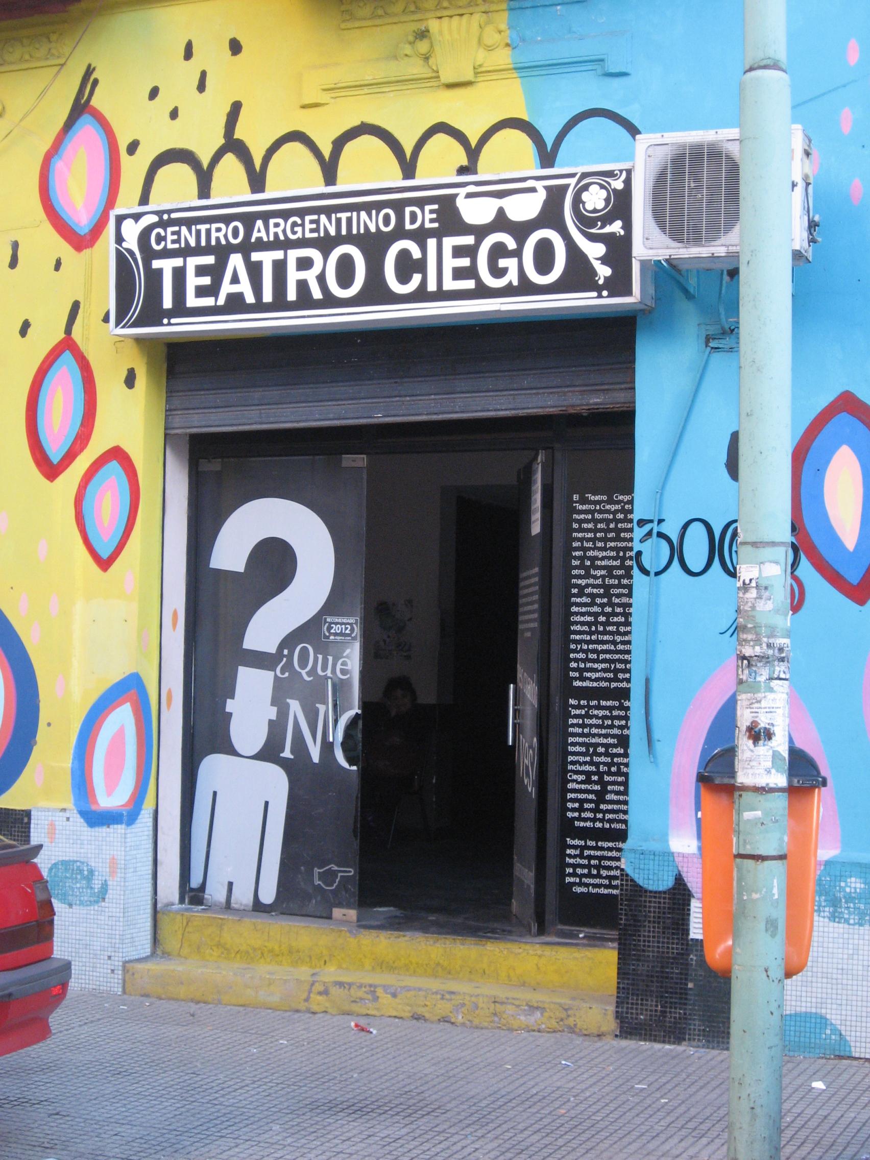 Teatro Ciego, por Fede Bevilacqua