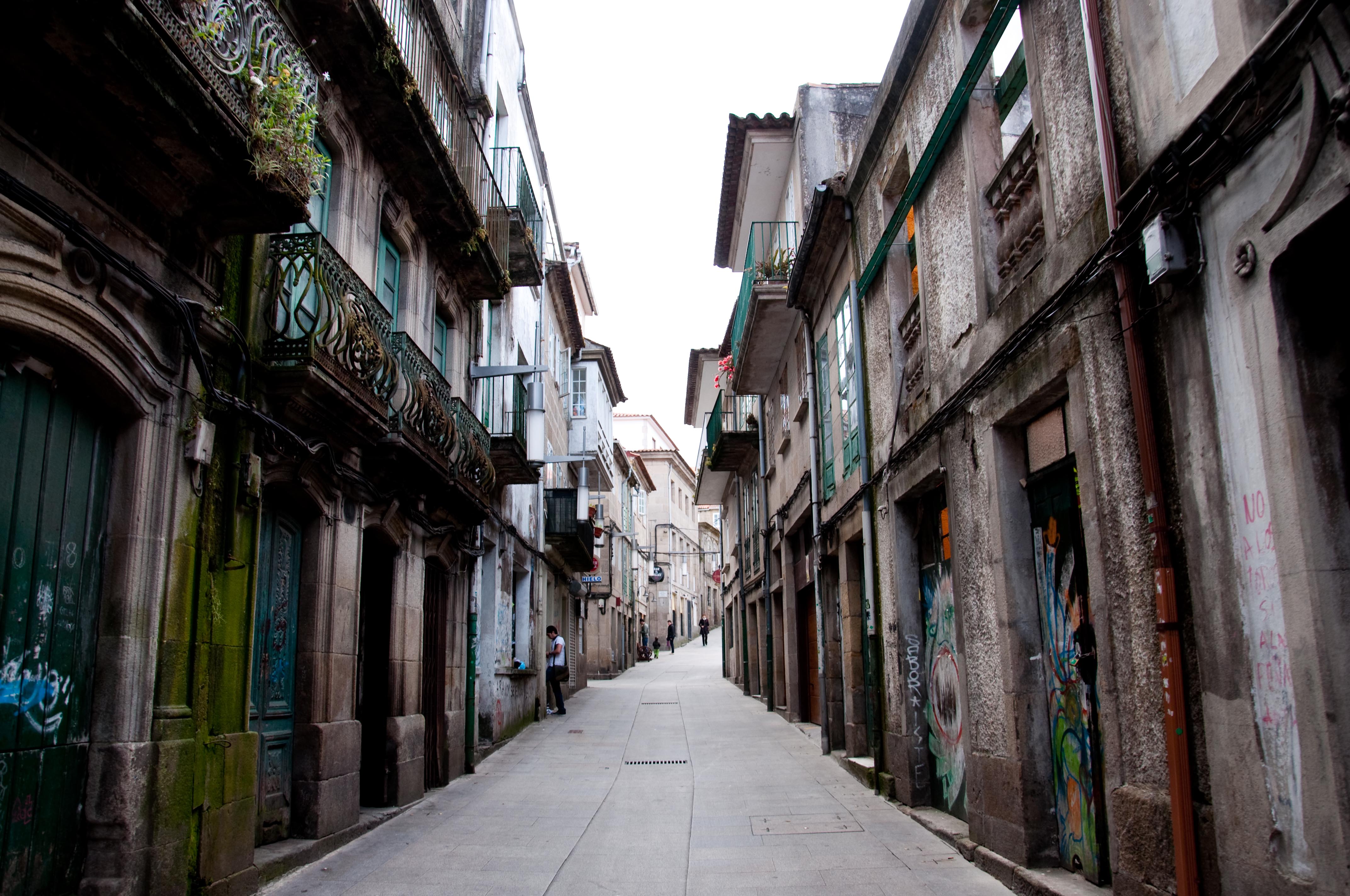 Calles de Pontevedra, por Pedro Jareño