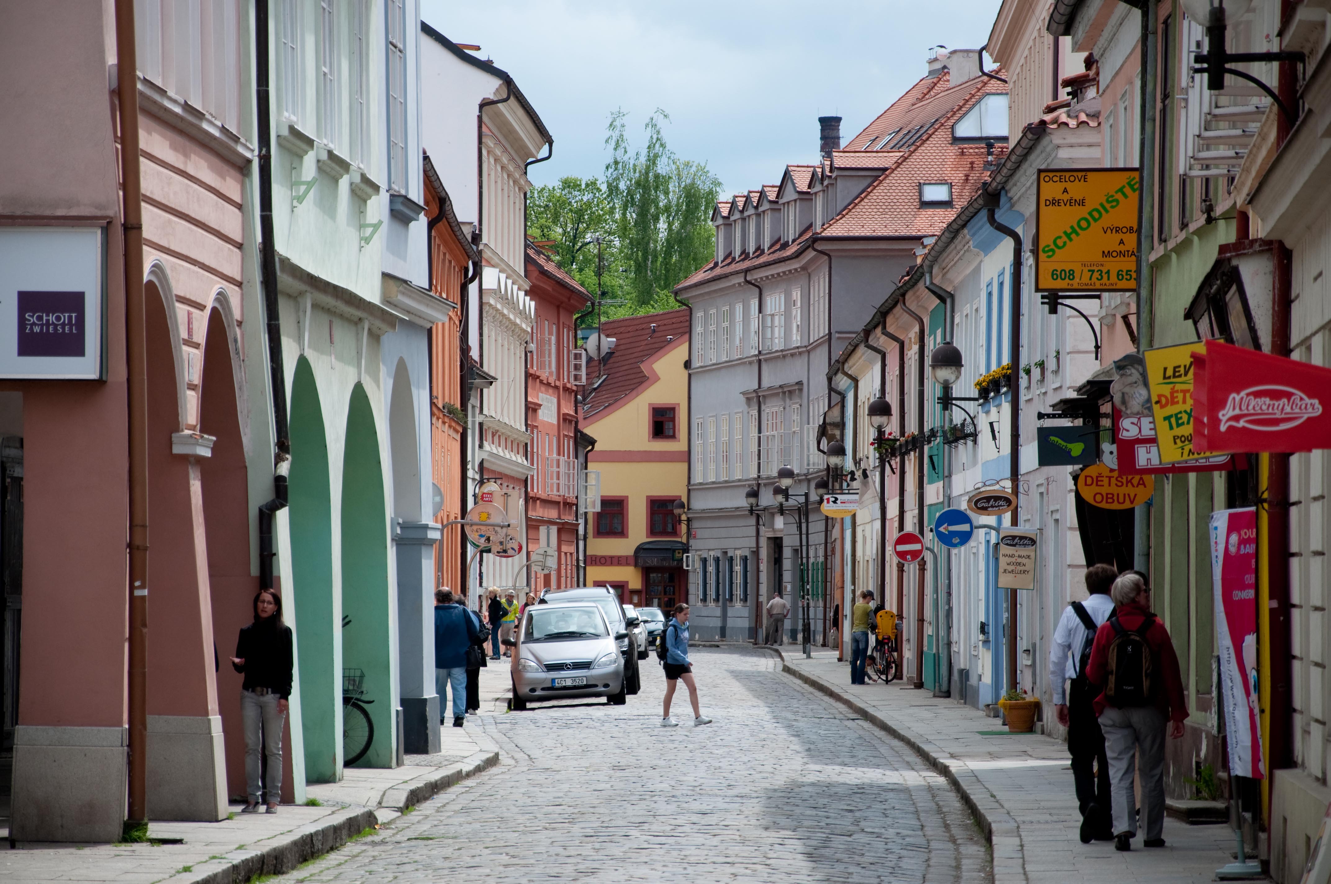 Calles de Ceska Budejovice, por Pedro Jareño
