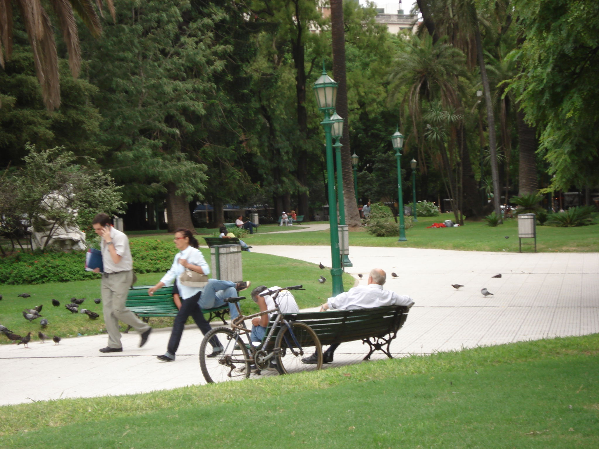 Plaza San Martin Buenos Aires, por Angeles Aleman
