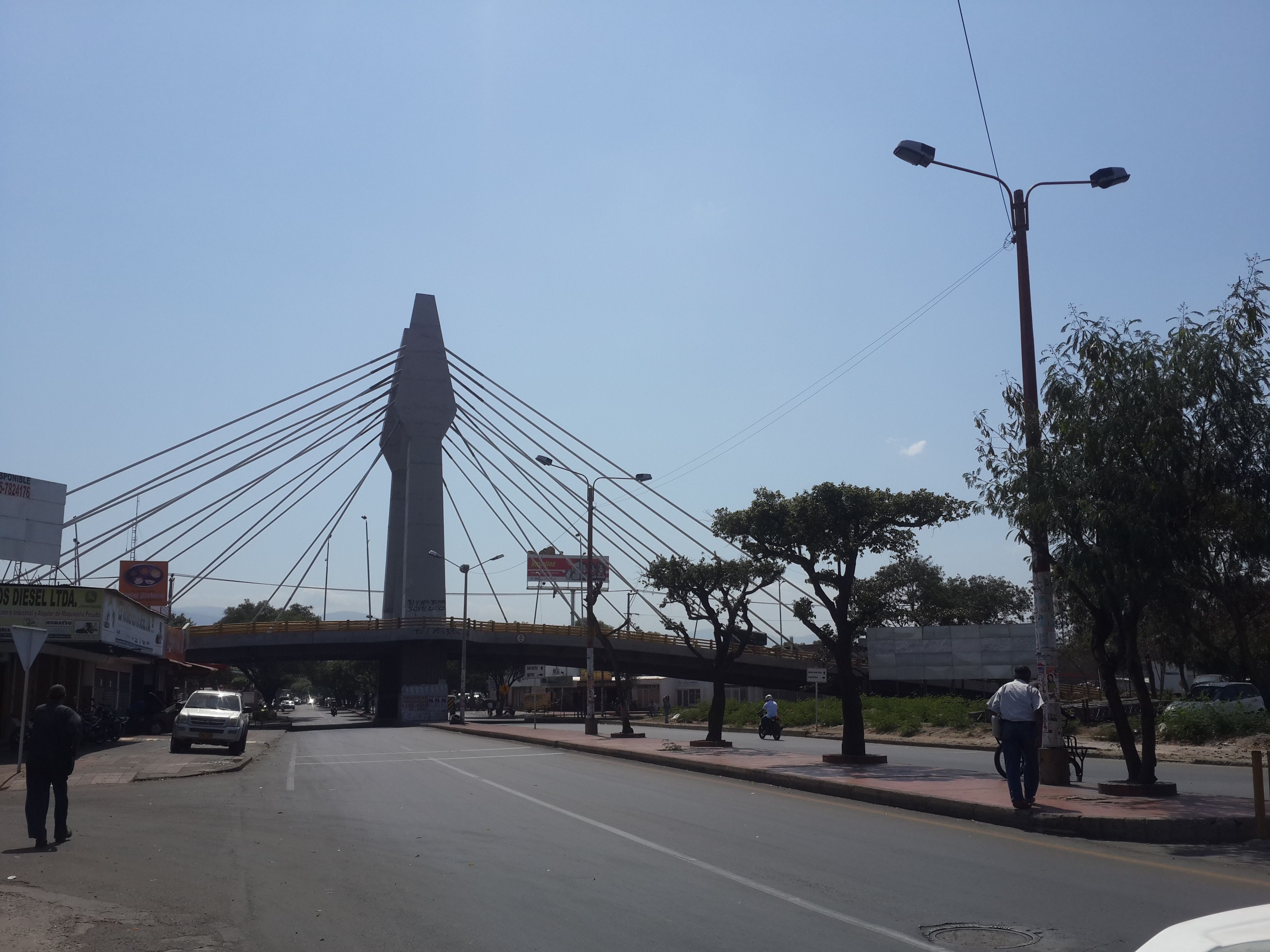 Puente Colgante Eustorgio Colmenares Baptista, por César - Mochilero