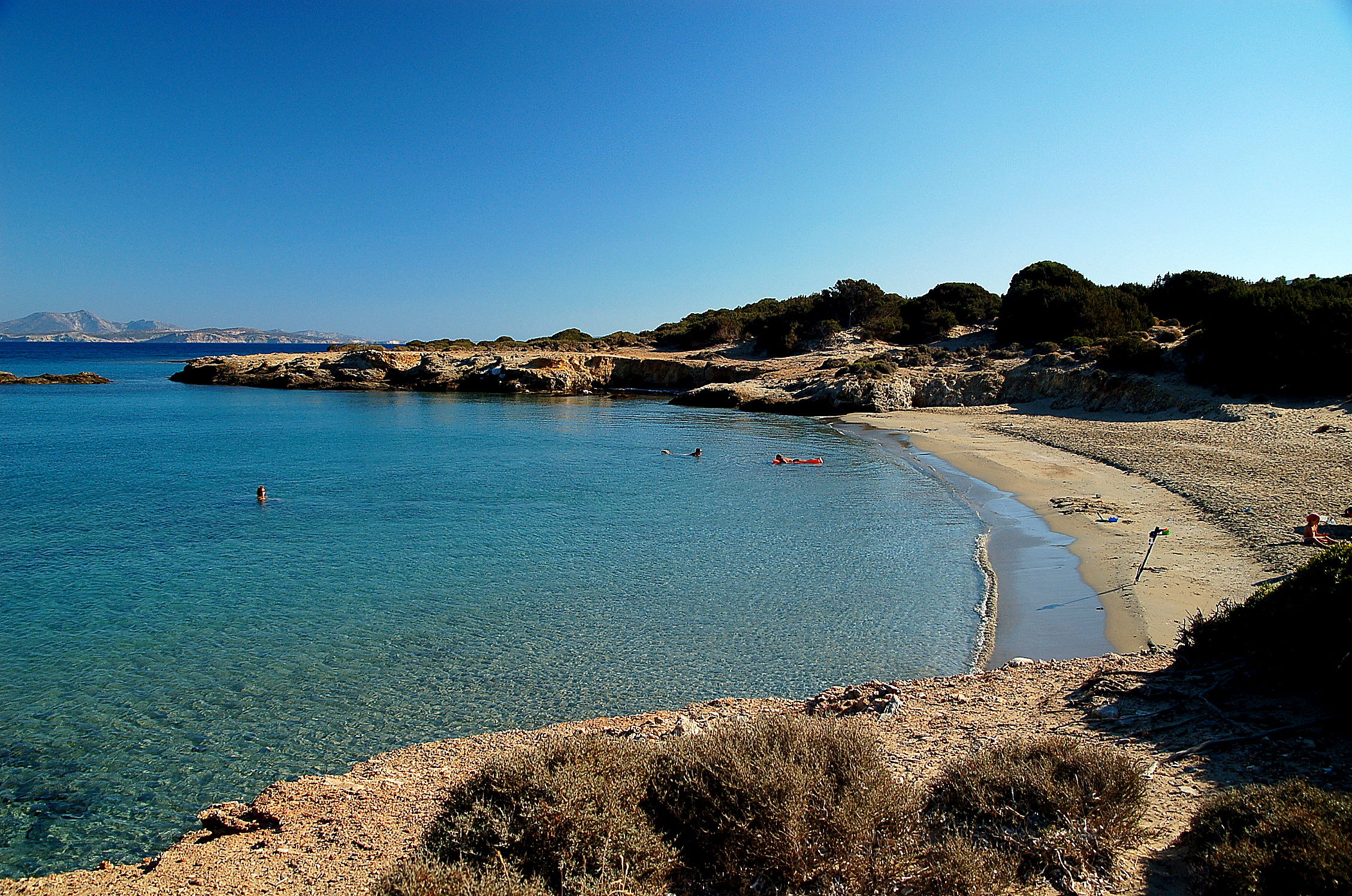 Playas en Naxos – Moutsouna Beach, por naxos