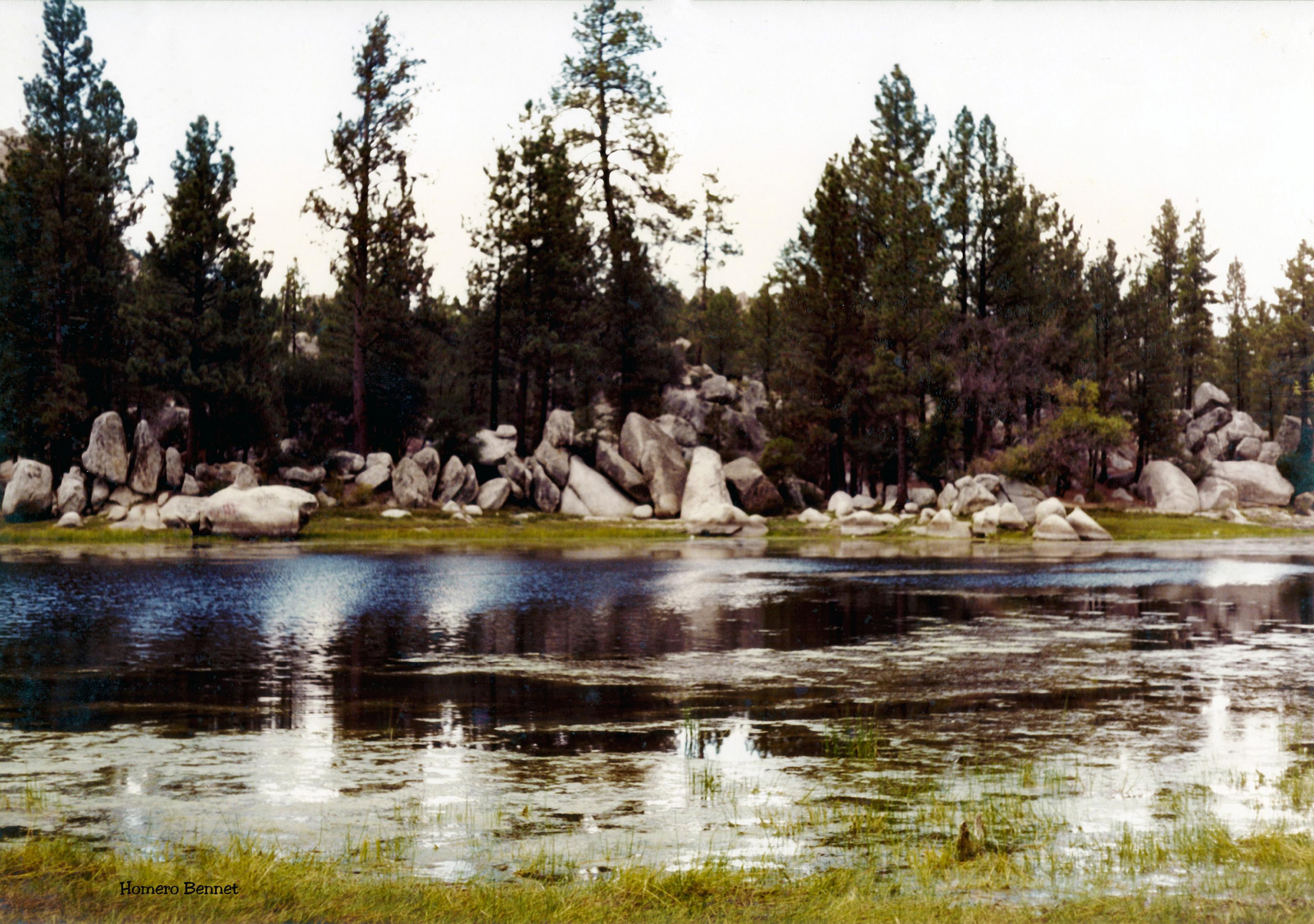 Laguna Hanson, por Homero Bennet