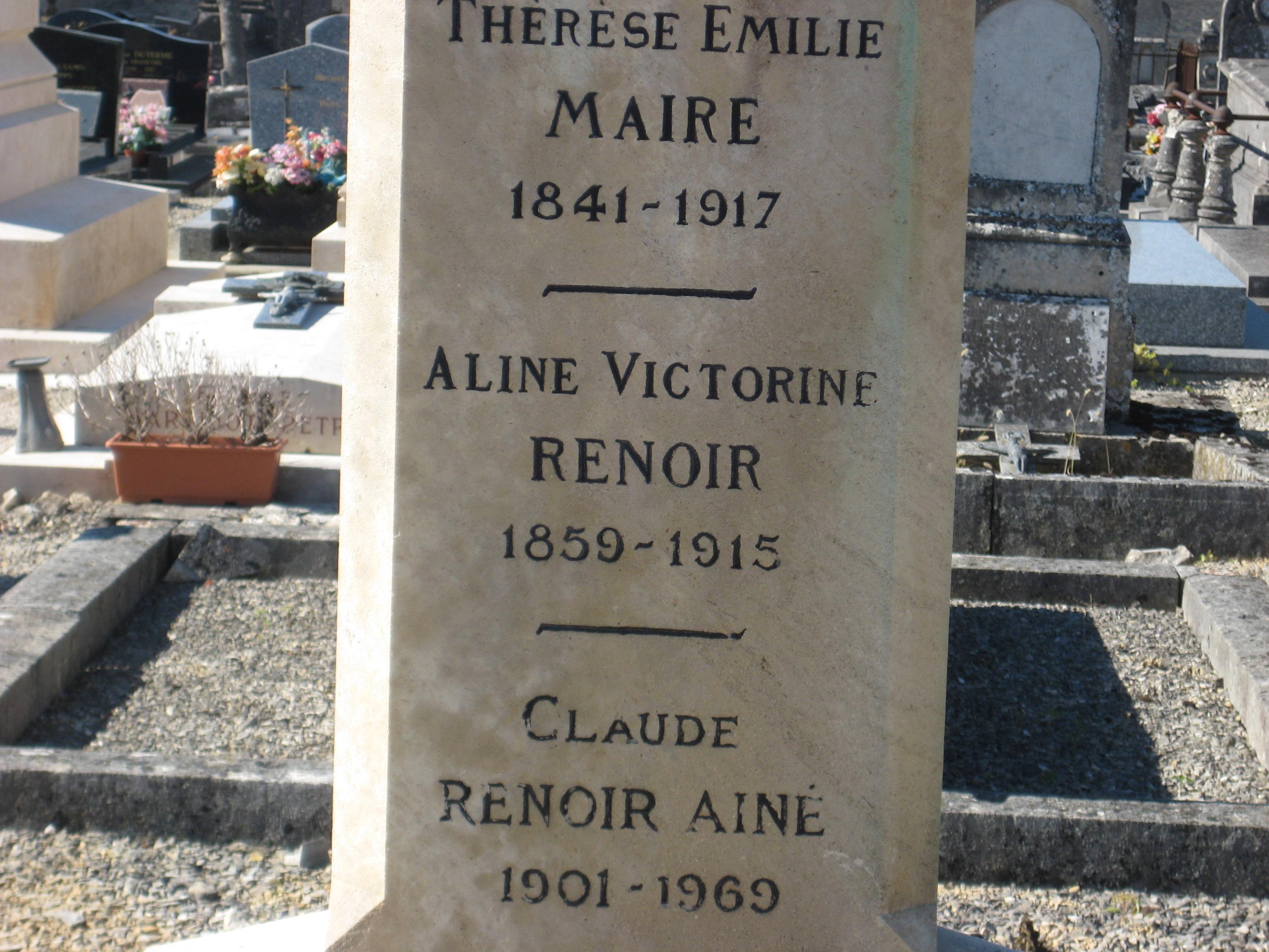 La tombe d'Aline Renoir, por létii