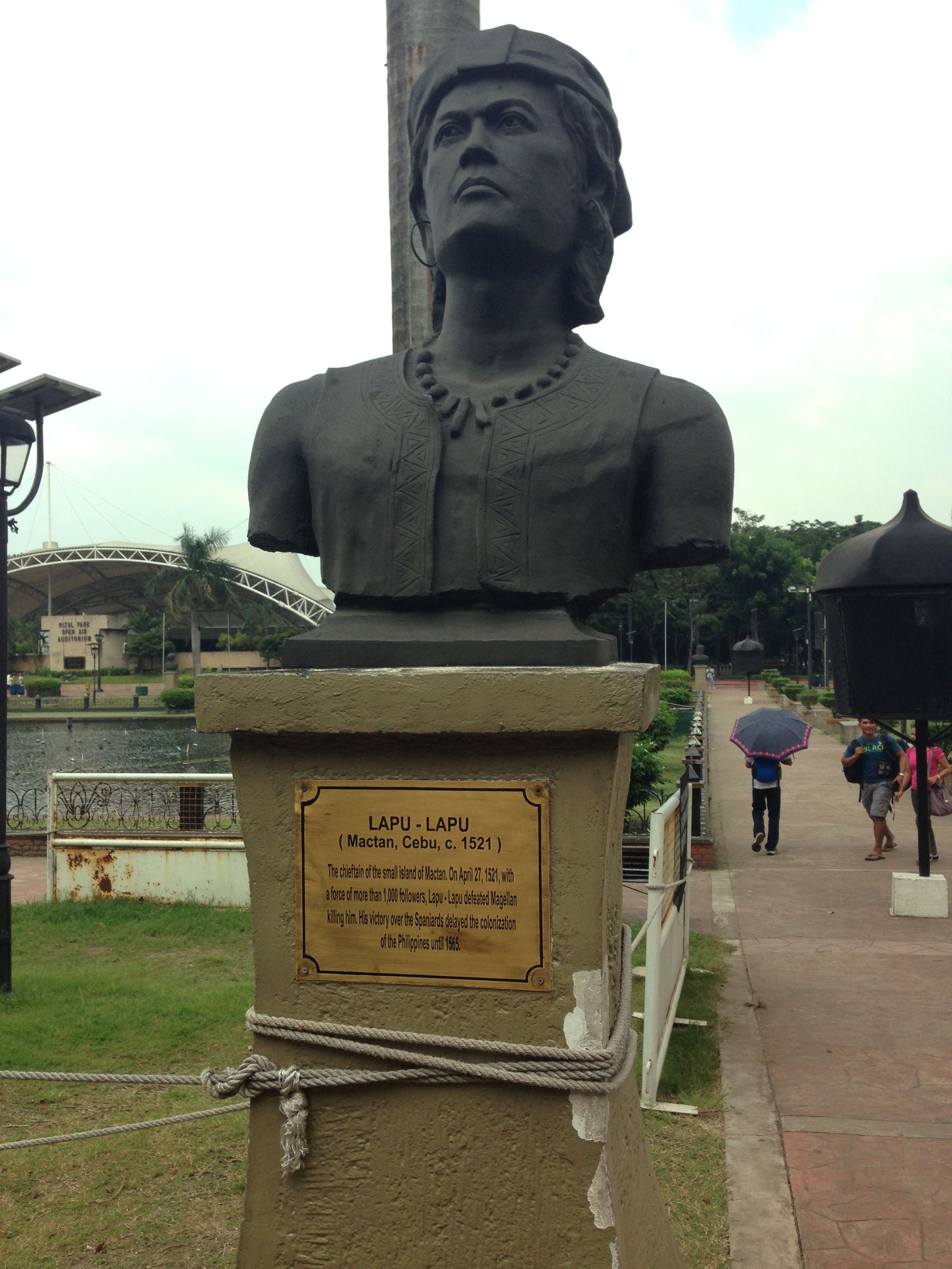 Estatuas Héroes Filipinos Parque Rizal, por Fernando Rutia