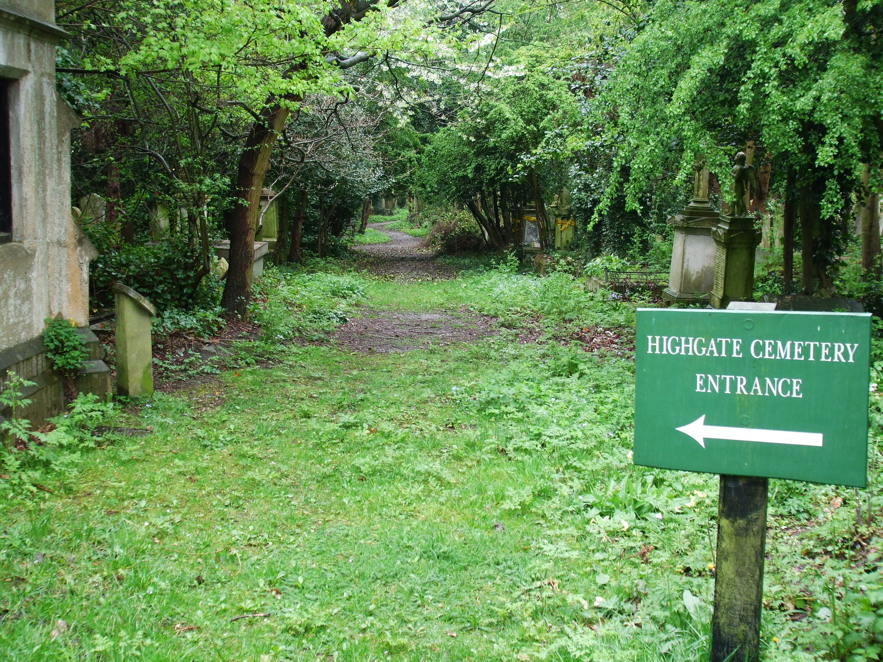 El cementerio de Highgate, por su mapamundi