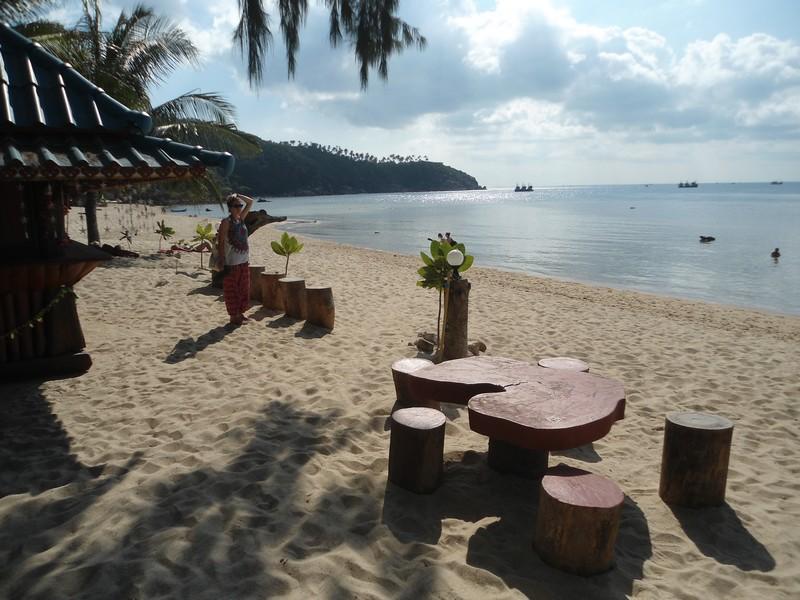 Playa del norte de Koh Pha Ngan, por Marie & Matt