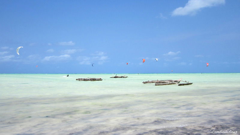 Kite surf en Paje, por Un Cambio de Aires