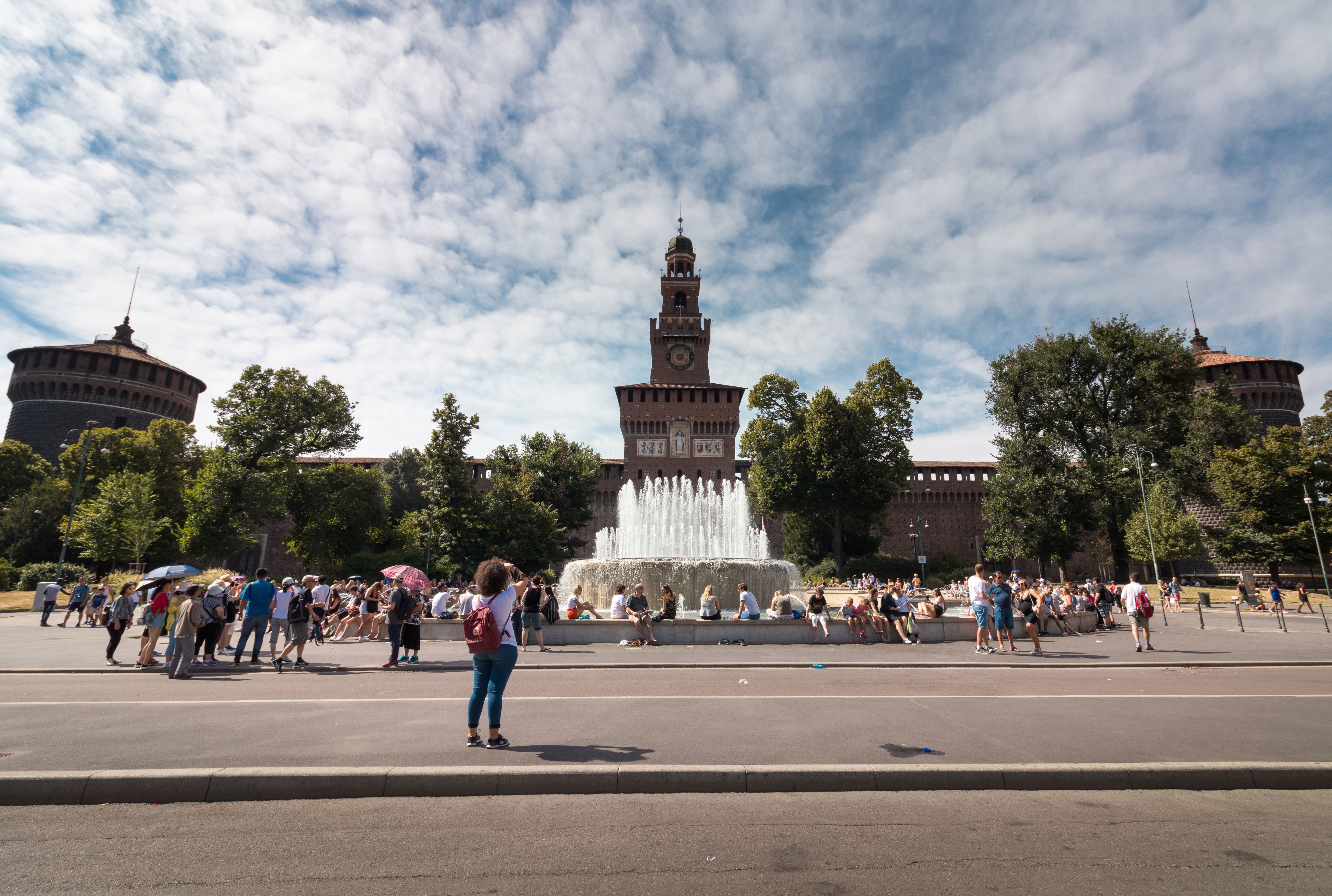 Fuente de Plaza Castello, por David Maldonado
