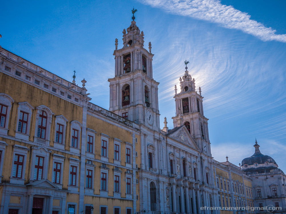 Palacio Nacional de Mafra, por Efraim Romero Sacarrera