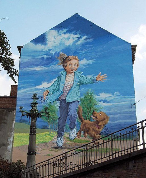 Mural Marlier - Martine, por Héctor mibauldeblogs.com