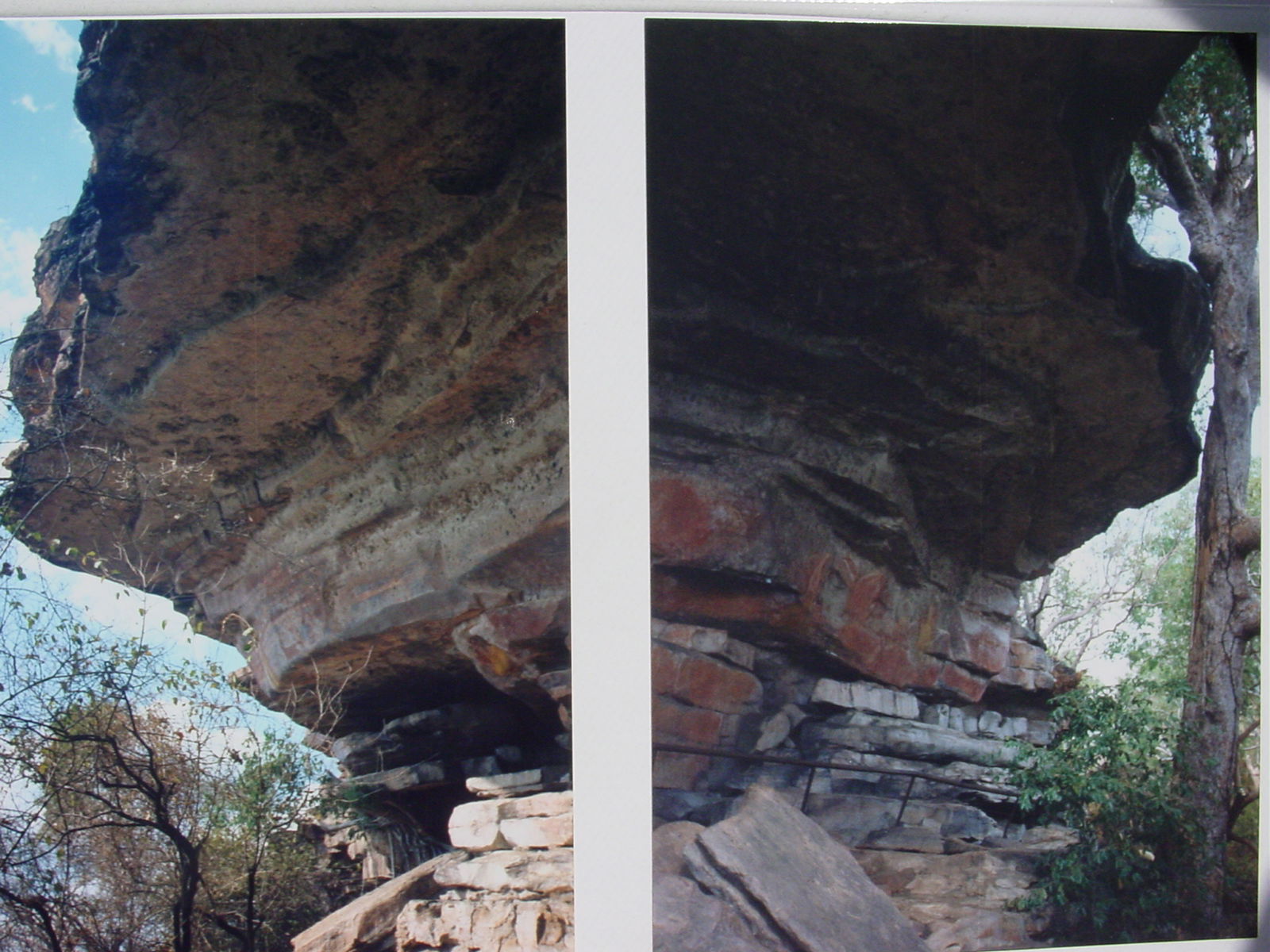 Pinturas aborígenes en Kakadu – Nourlangie Rock, por Héctor mibauldeblogs.com