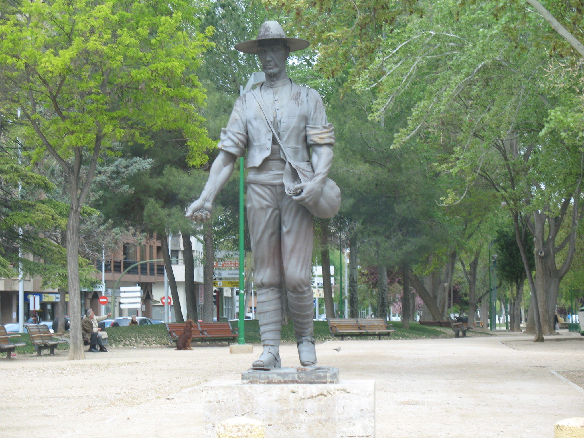 Estatua de "El Sembrador", por miguel a. cartagena