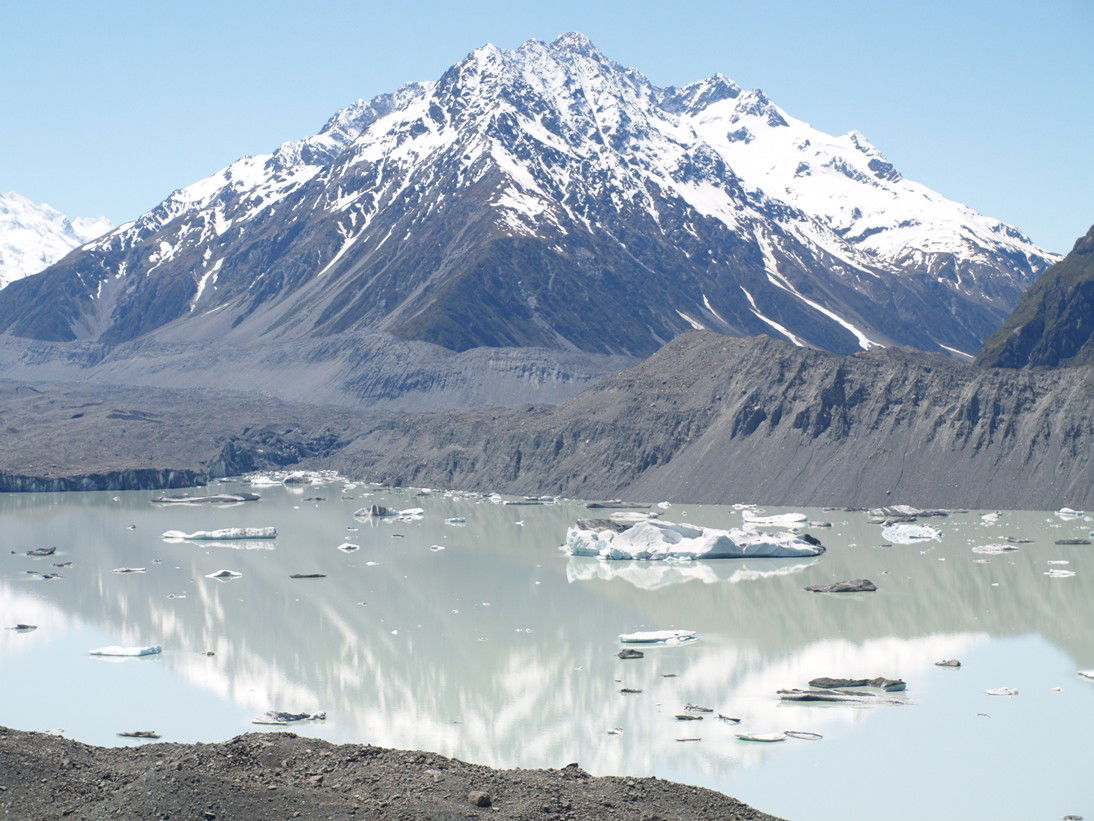 Caminada al los Glaciares de Mount Cook, por Mariana Vozone