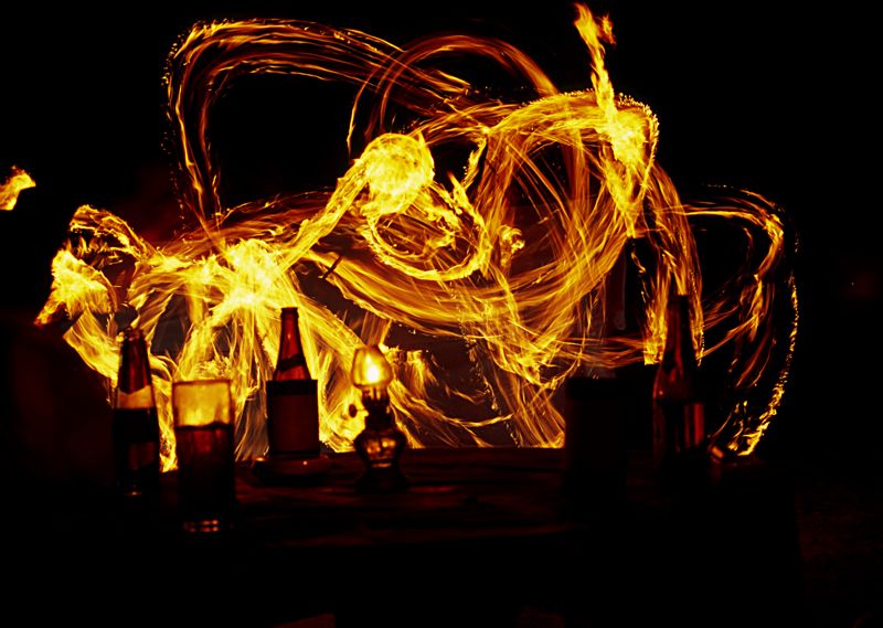 Espectáculo de fuego en Koh Lanta, por iClimber