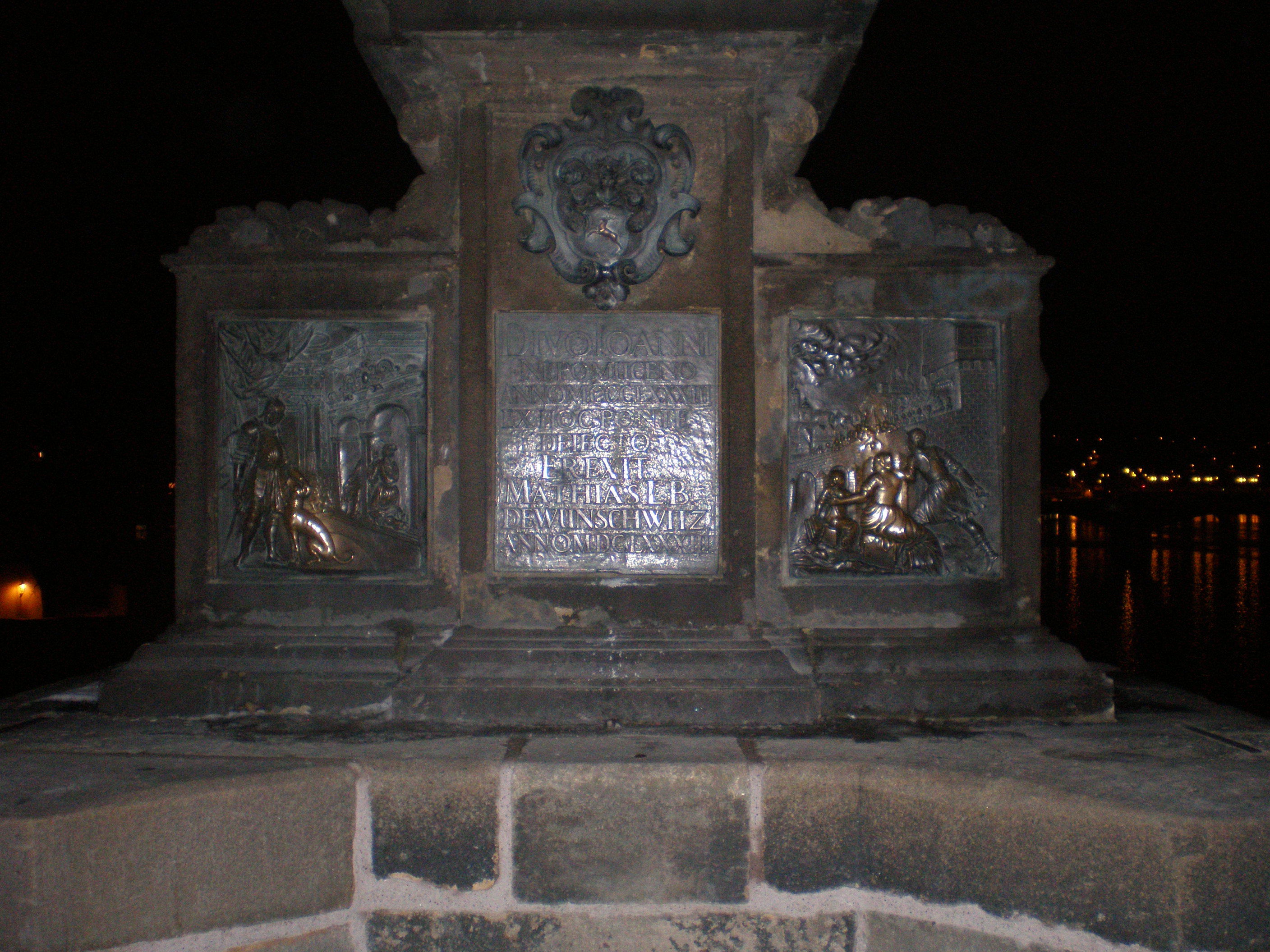 Estatua San Juan Nepomuceno - Puente Carlos IV, por Alexotisme
