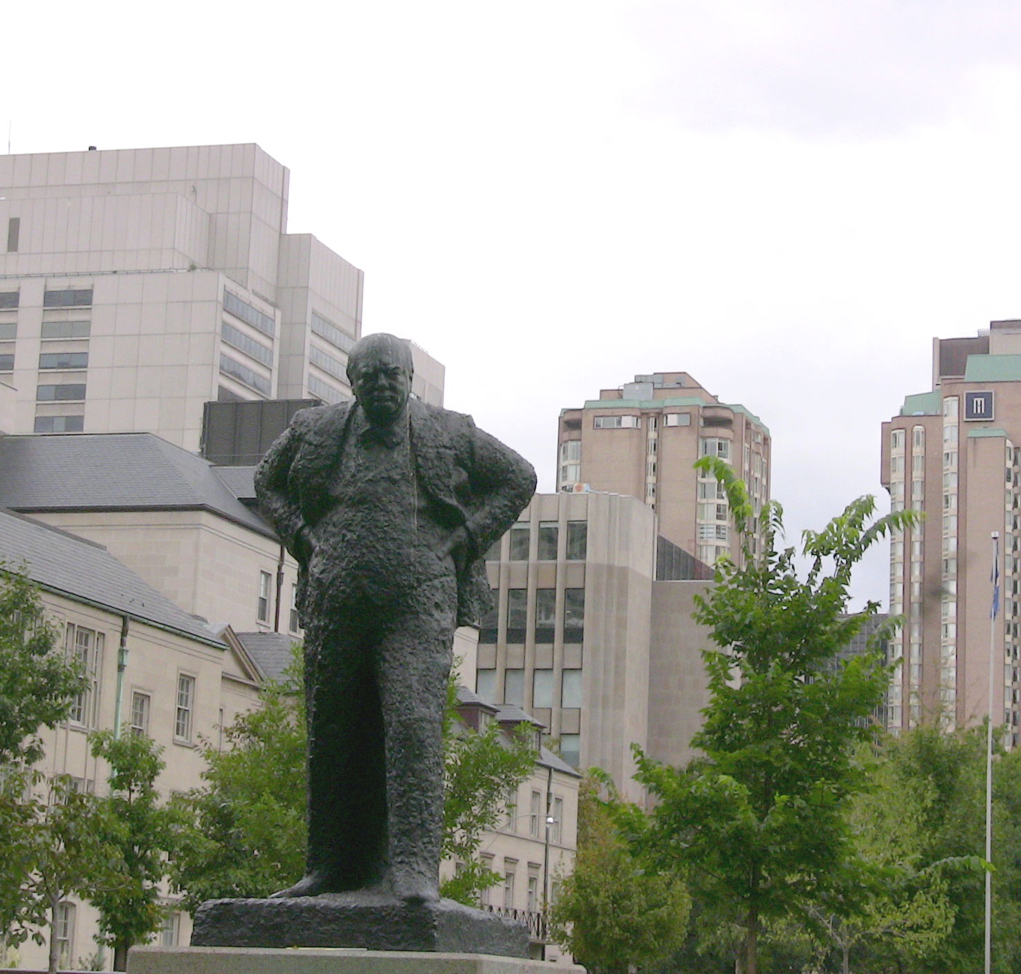 Estatua de Churchill, por Marine Derre