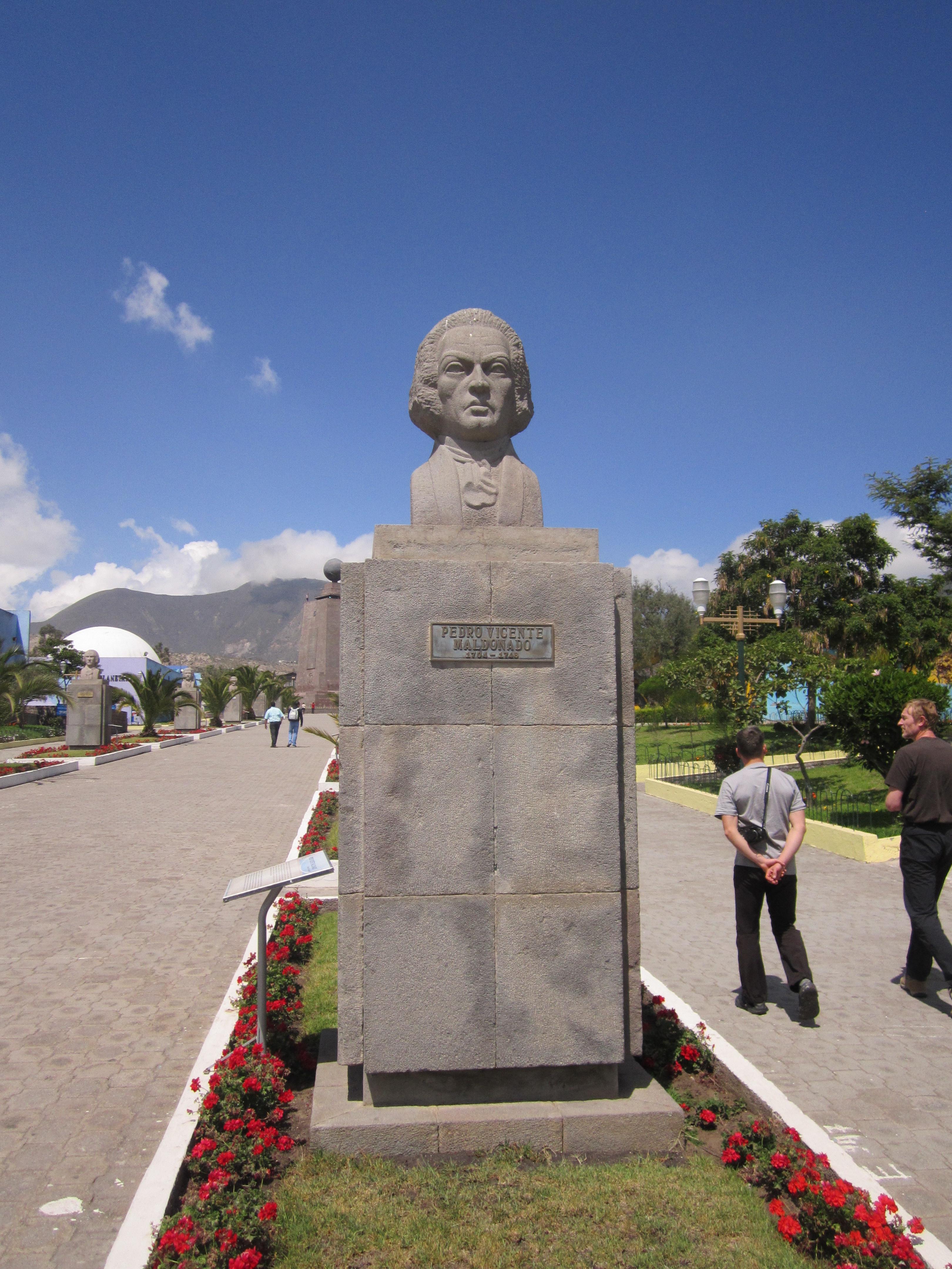 Estatua Pedro Vicente Maldonado, por Daniela VILLARREAL