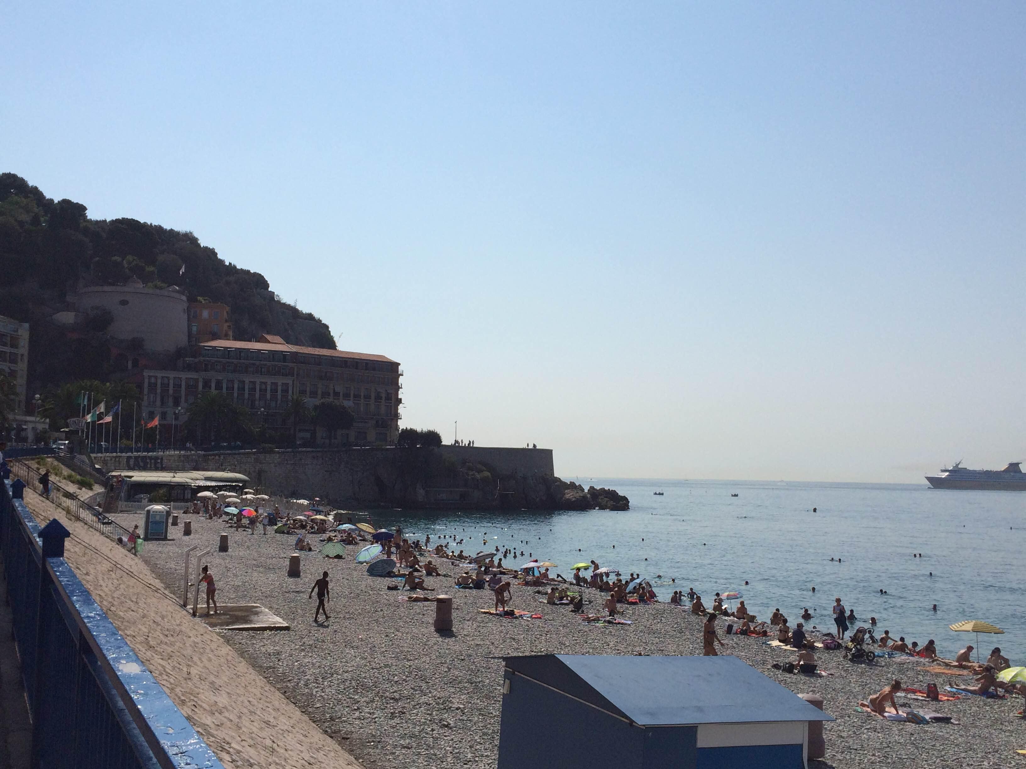 Plage du castel, por Coline