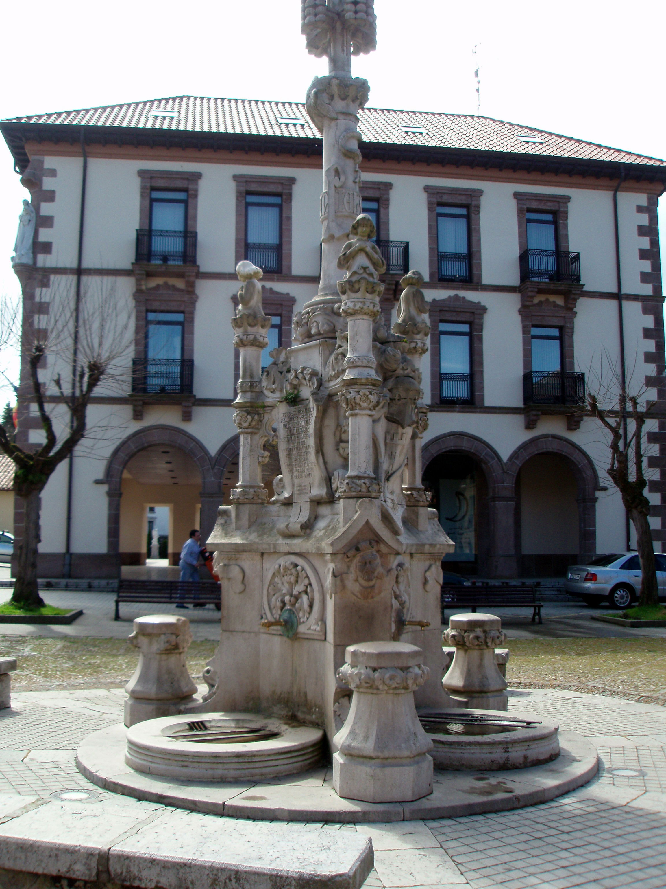 Fuente de tres caños, por Olga