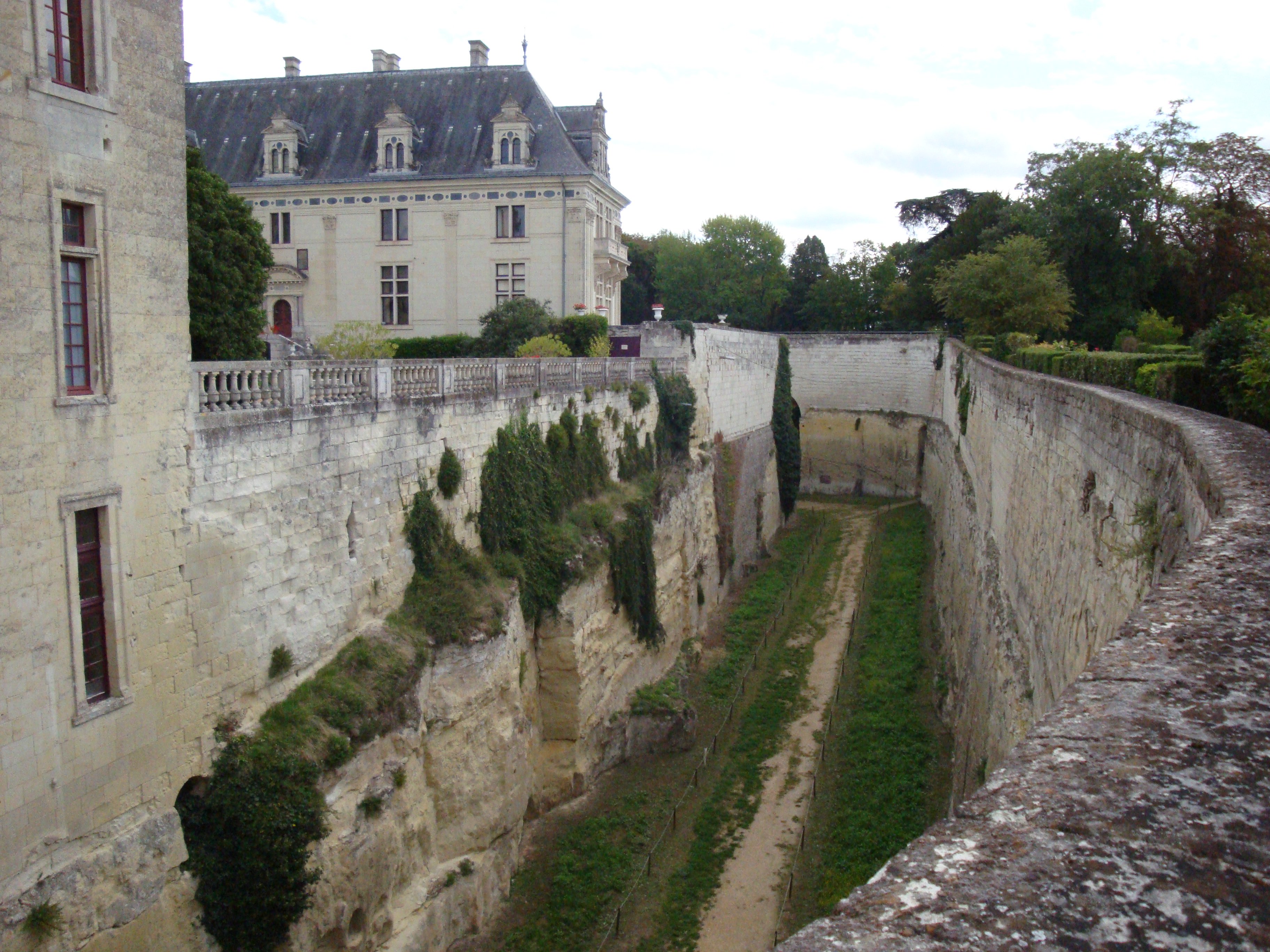 The underground fortress at Château de Brézé