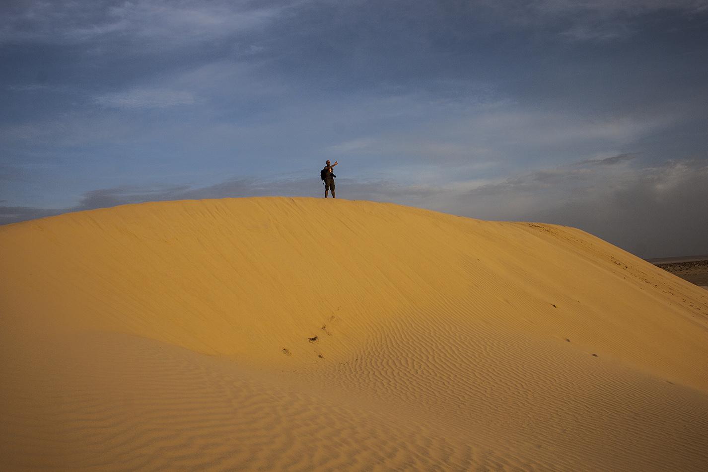 Atardecer desde las dunas de Tataouine, por adrian rodriguez perez