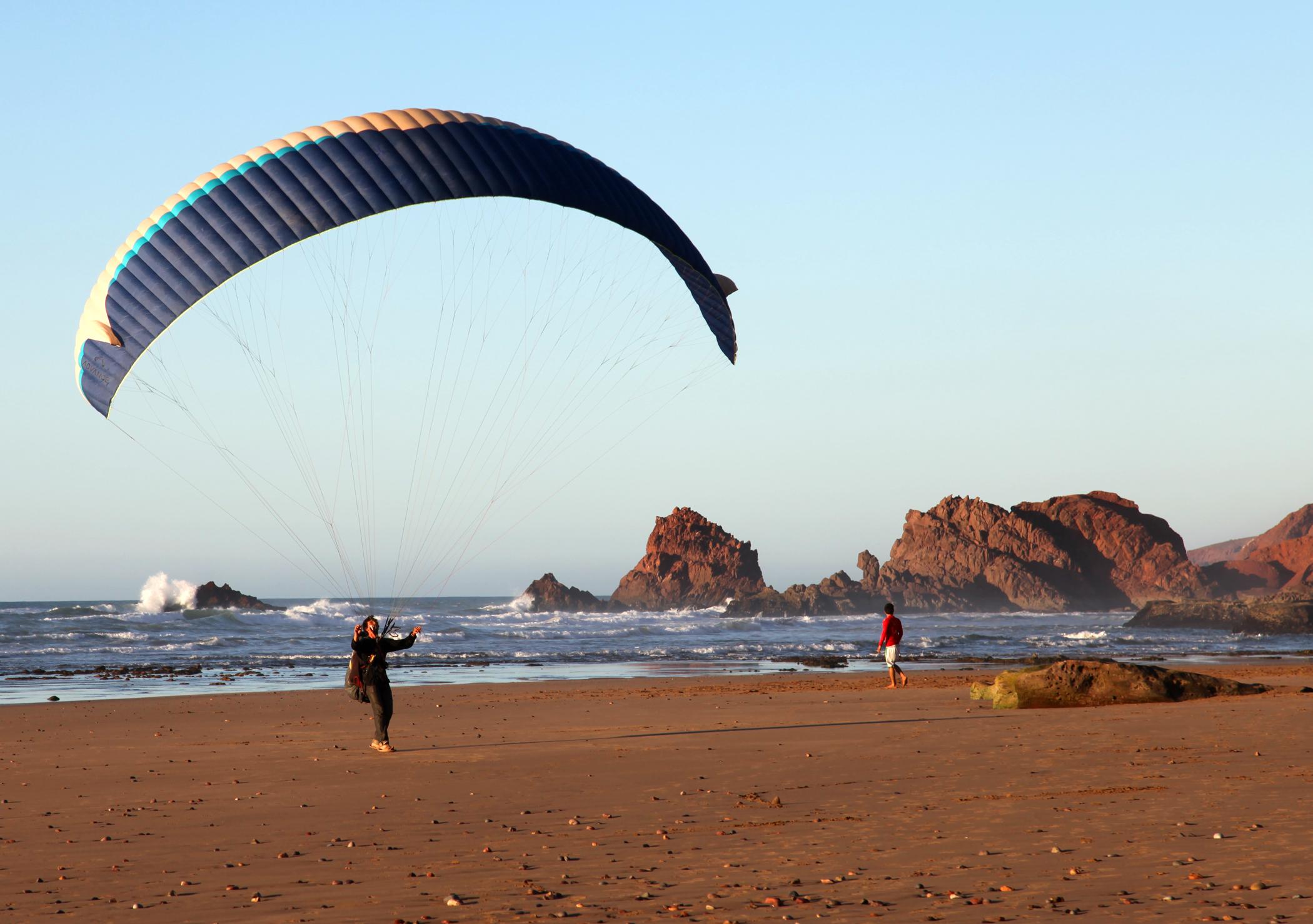 Parapente Mirleft, por GERARD DECQ