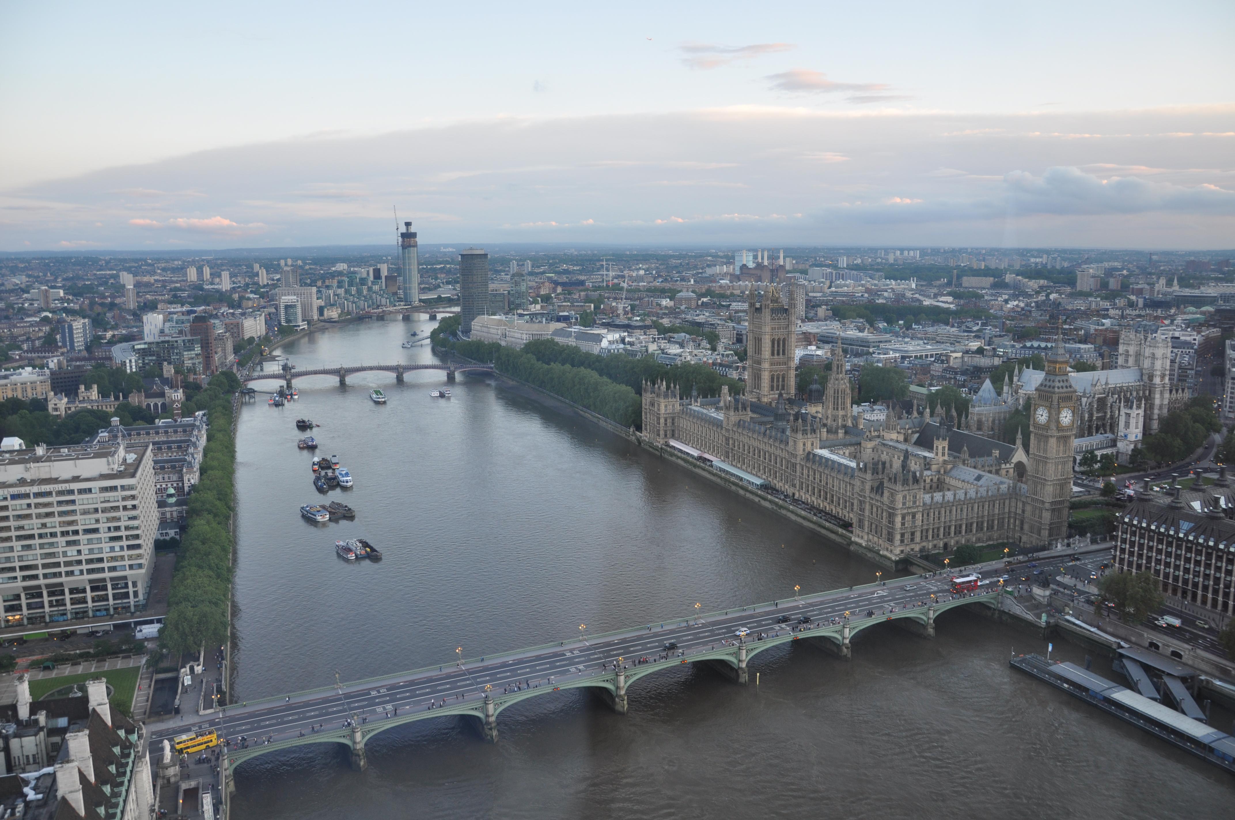 Vistas desde London Eye, por Martín Carazo Carazo