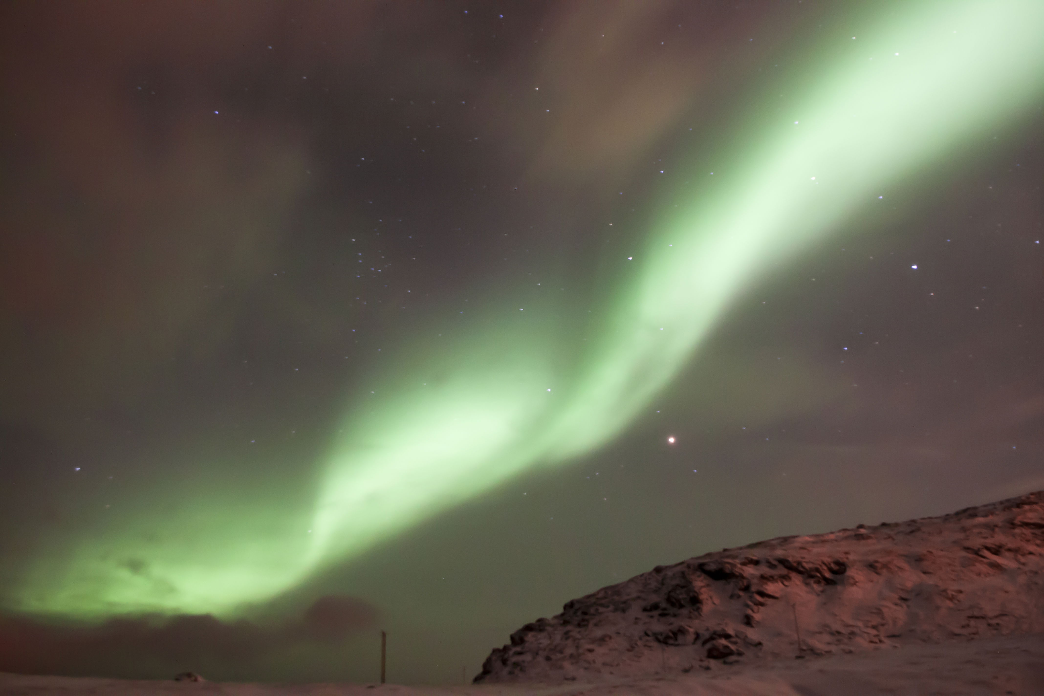 Aurora boreal en Tromso, por Javier Martinez Gonzalez