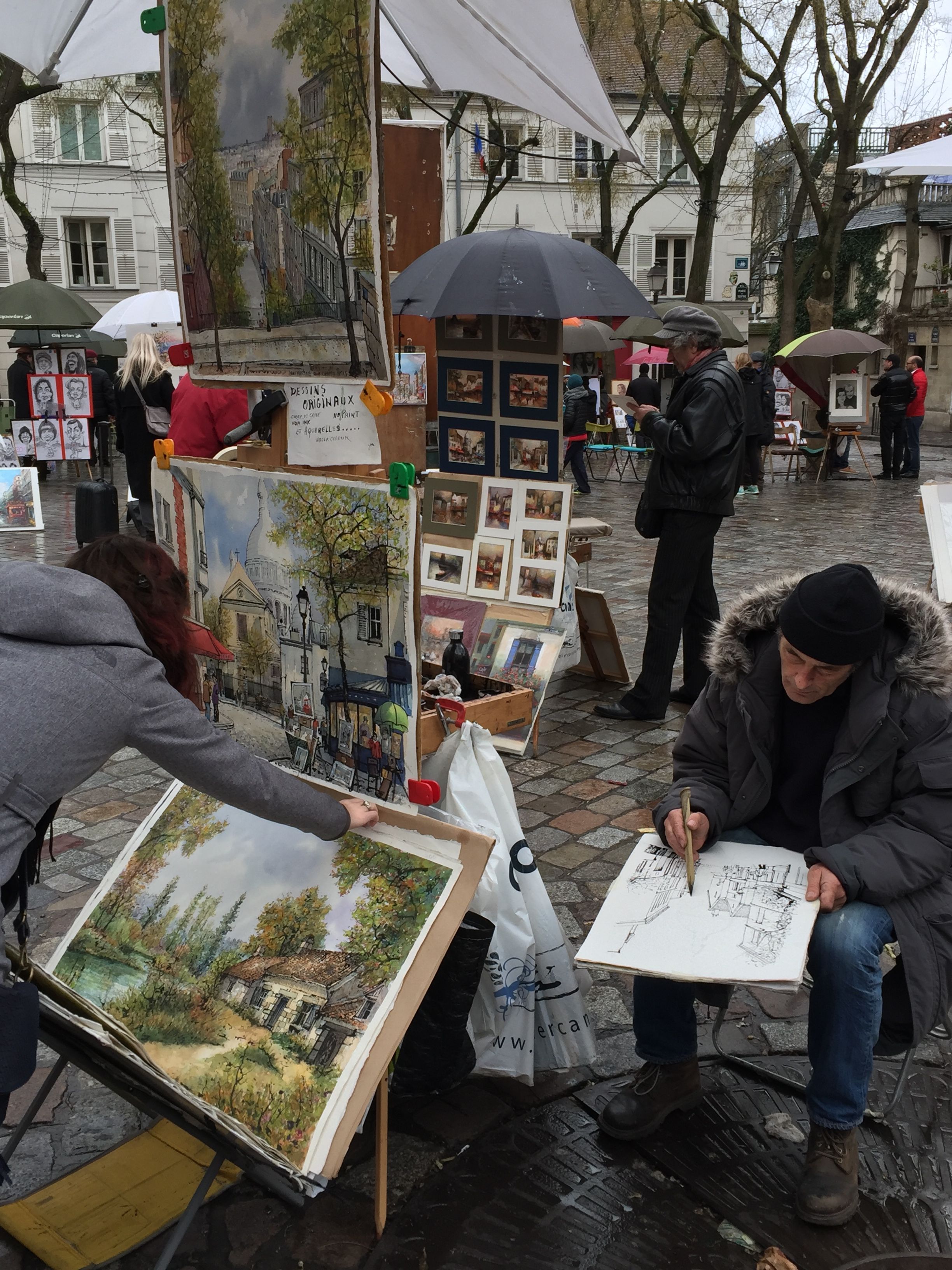 Place du Tertre, por Natalia Perazzo