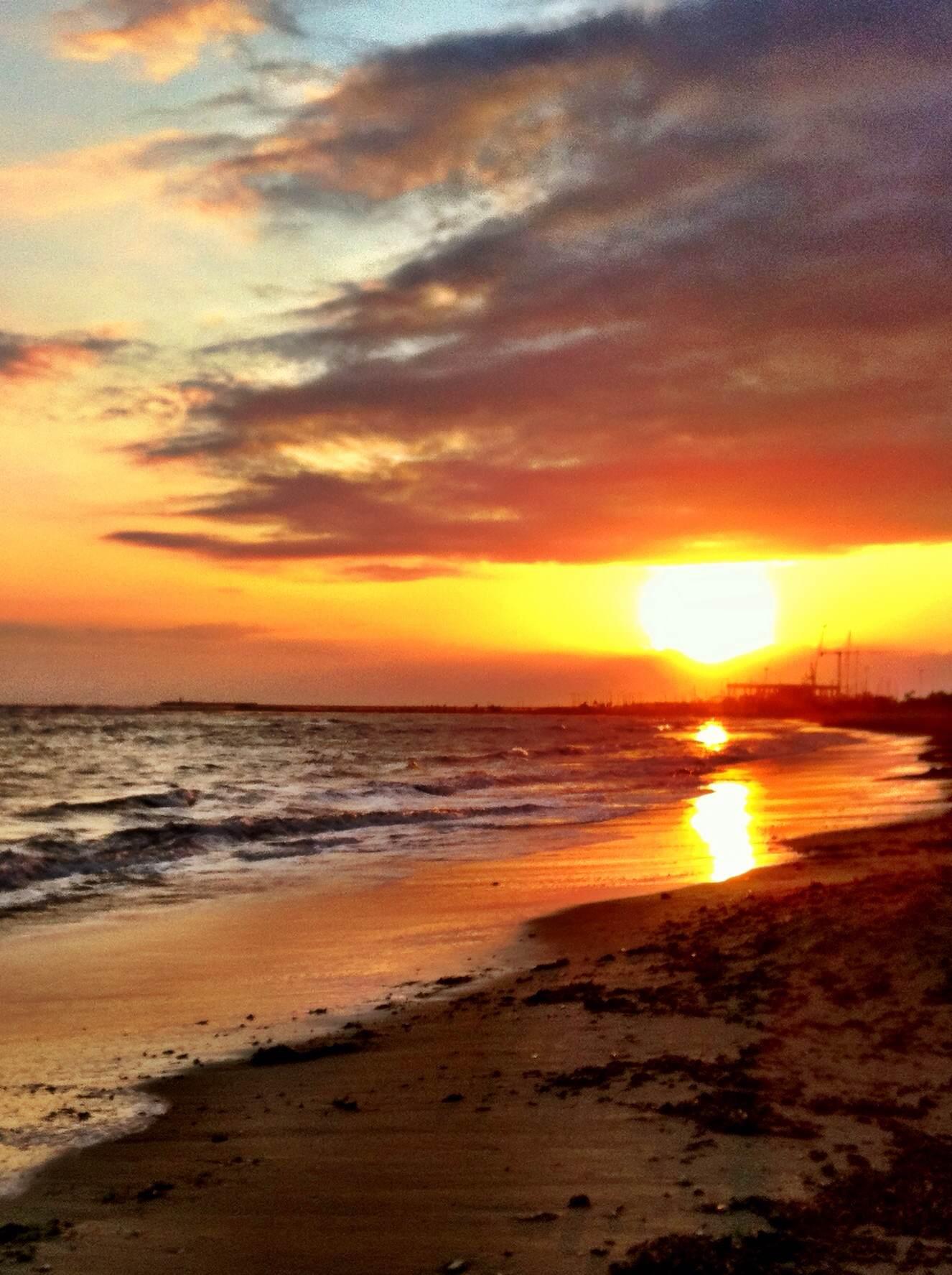 Playa les deveses, por Domingo Riera