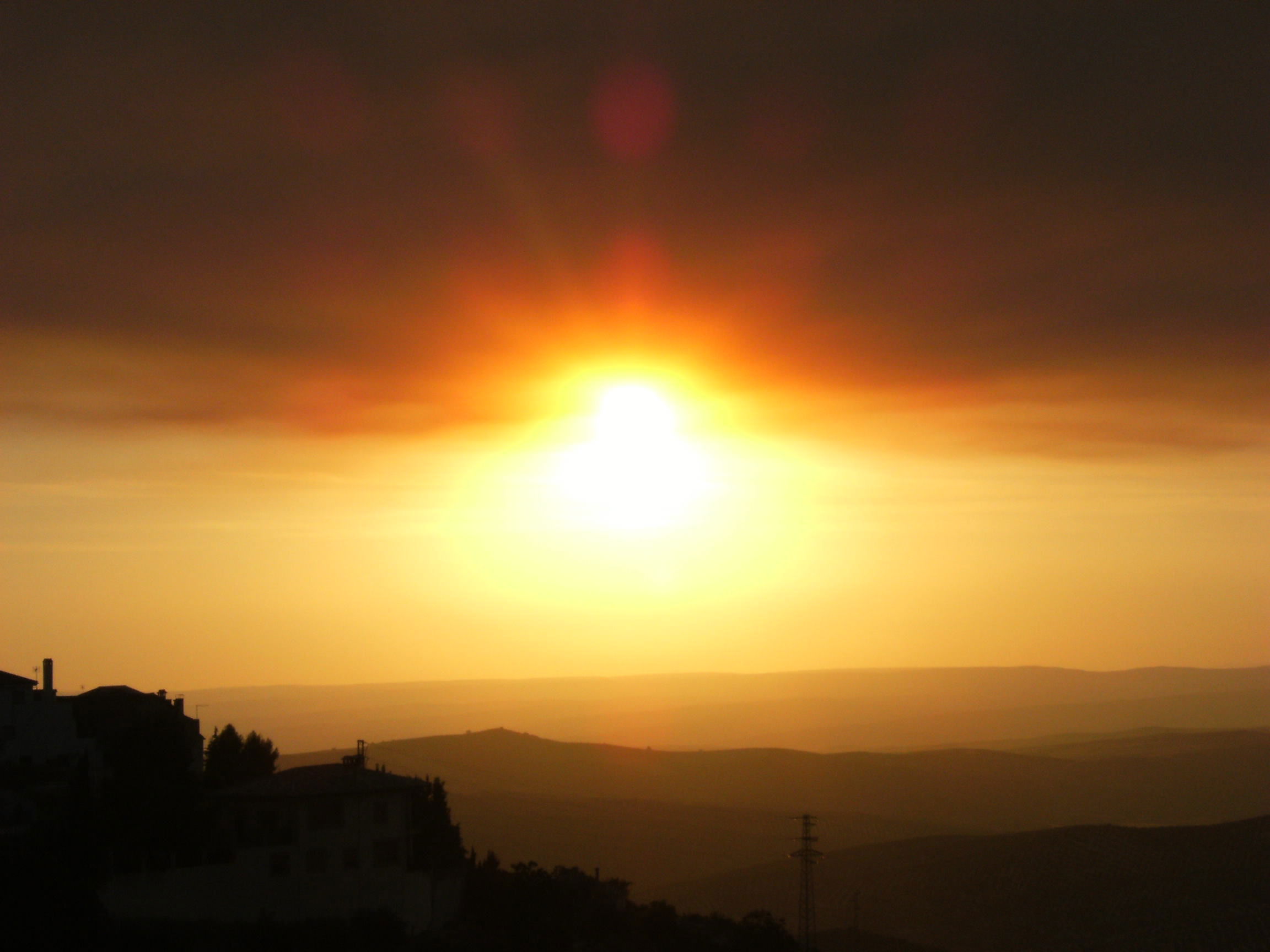 La Iruela Puesta de Sol, por Enrique Rivero
