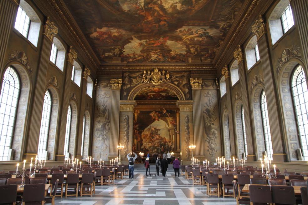 El Salón Pintado-The Painted Hall en Greenwich, por ANADEL