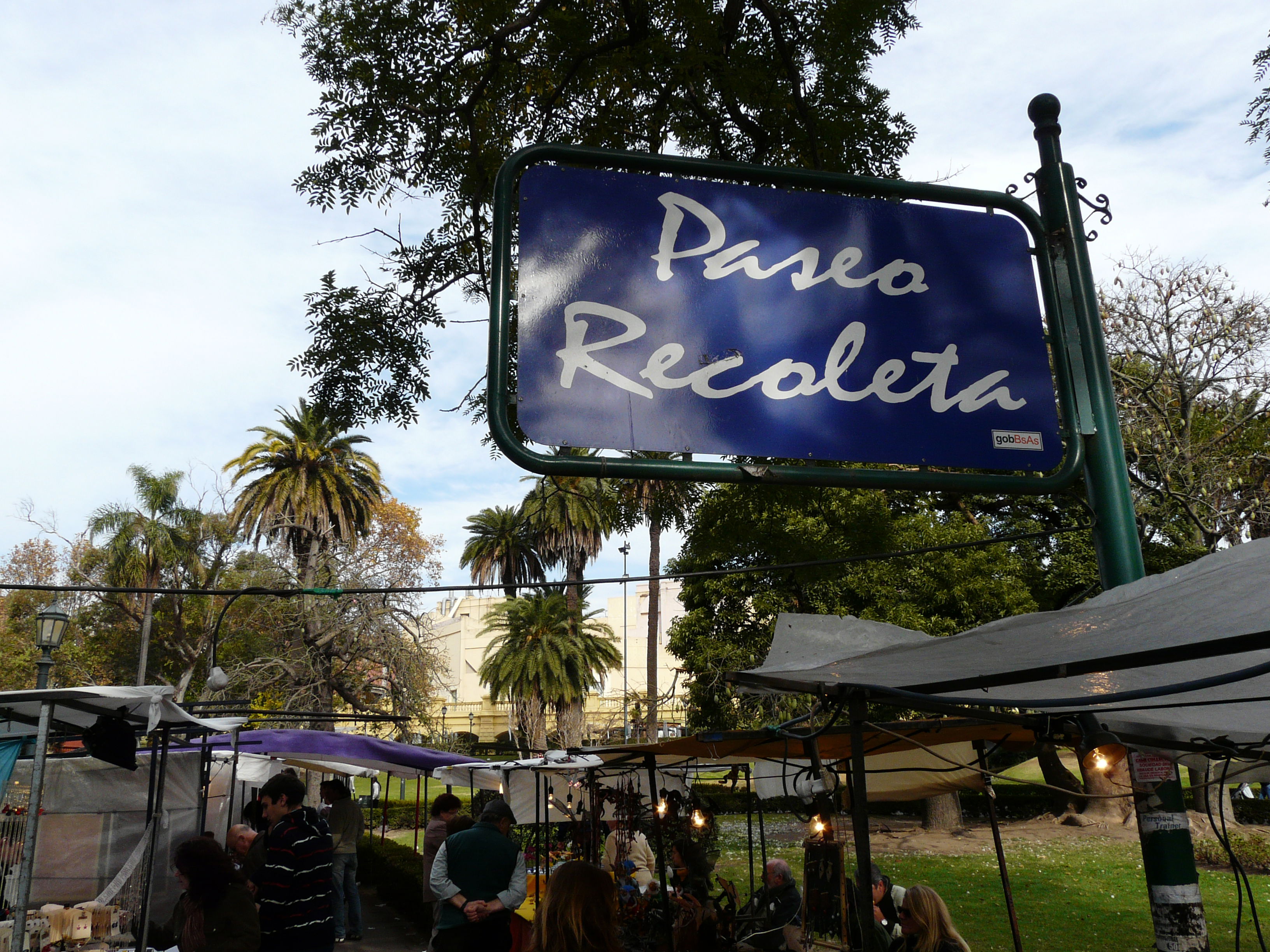 Paseo de Recoleta, por Pedro Jareño
