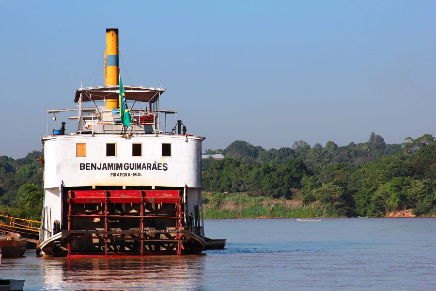 Paseo en el barco a Vapor Benjamim Guimarães, por Jeguiando