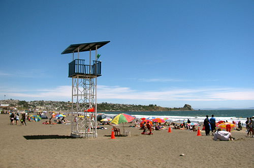 Playa Blanca, por municipalidad coronel
