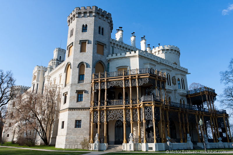 Castillo de Hluboká, por Víctor Gómez - machbel