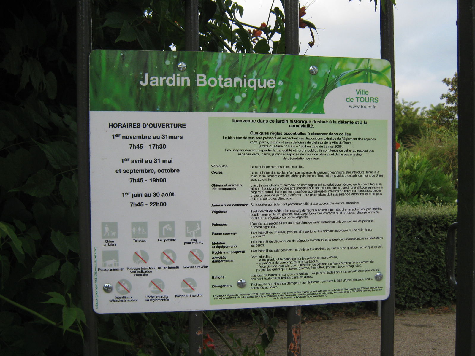 Jardín Botánico de Tours, por emilie 