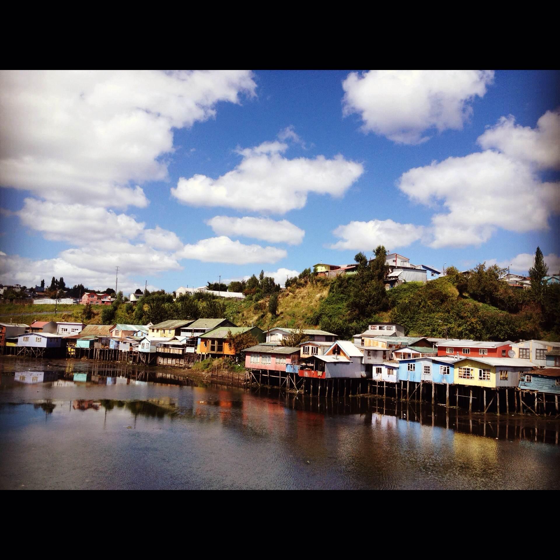 Palafitos de Chiloe, por Loreto