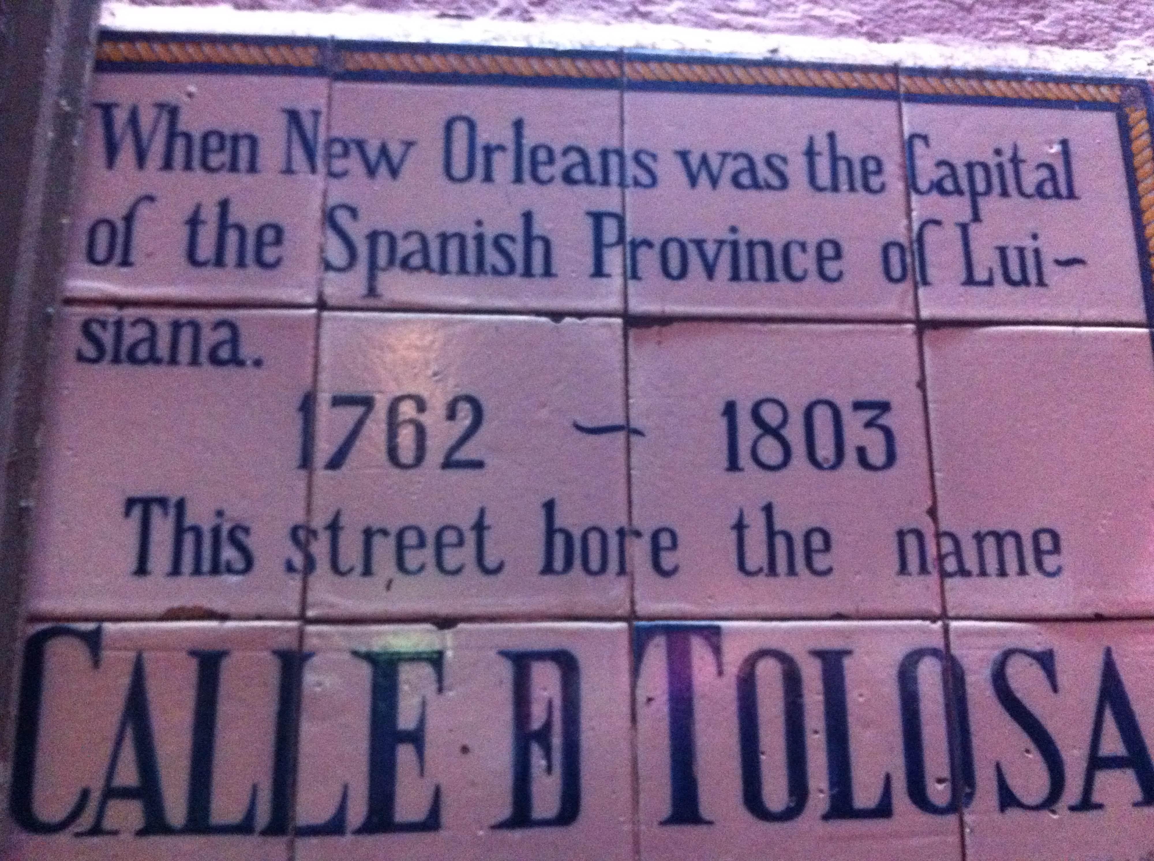 Nueva Orleans calle Tolosa, por Miquel Silvestre