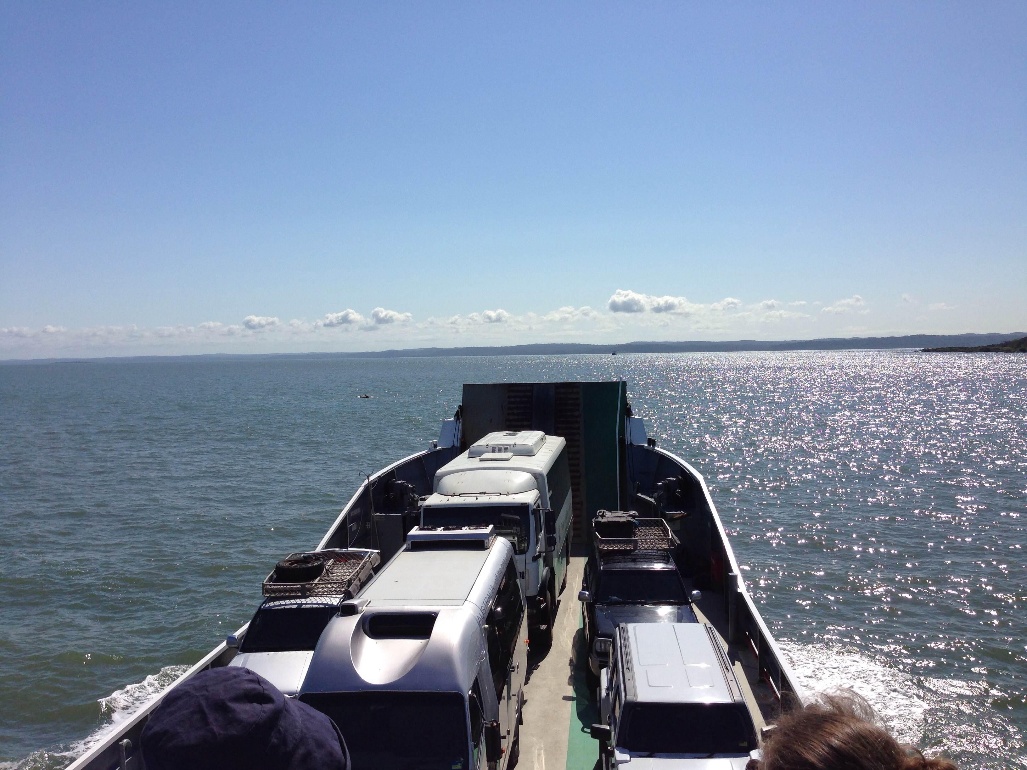 Ferry a Fraser Island, por Gonzalo Moreno