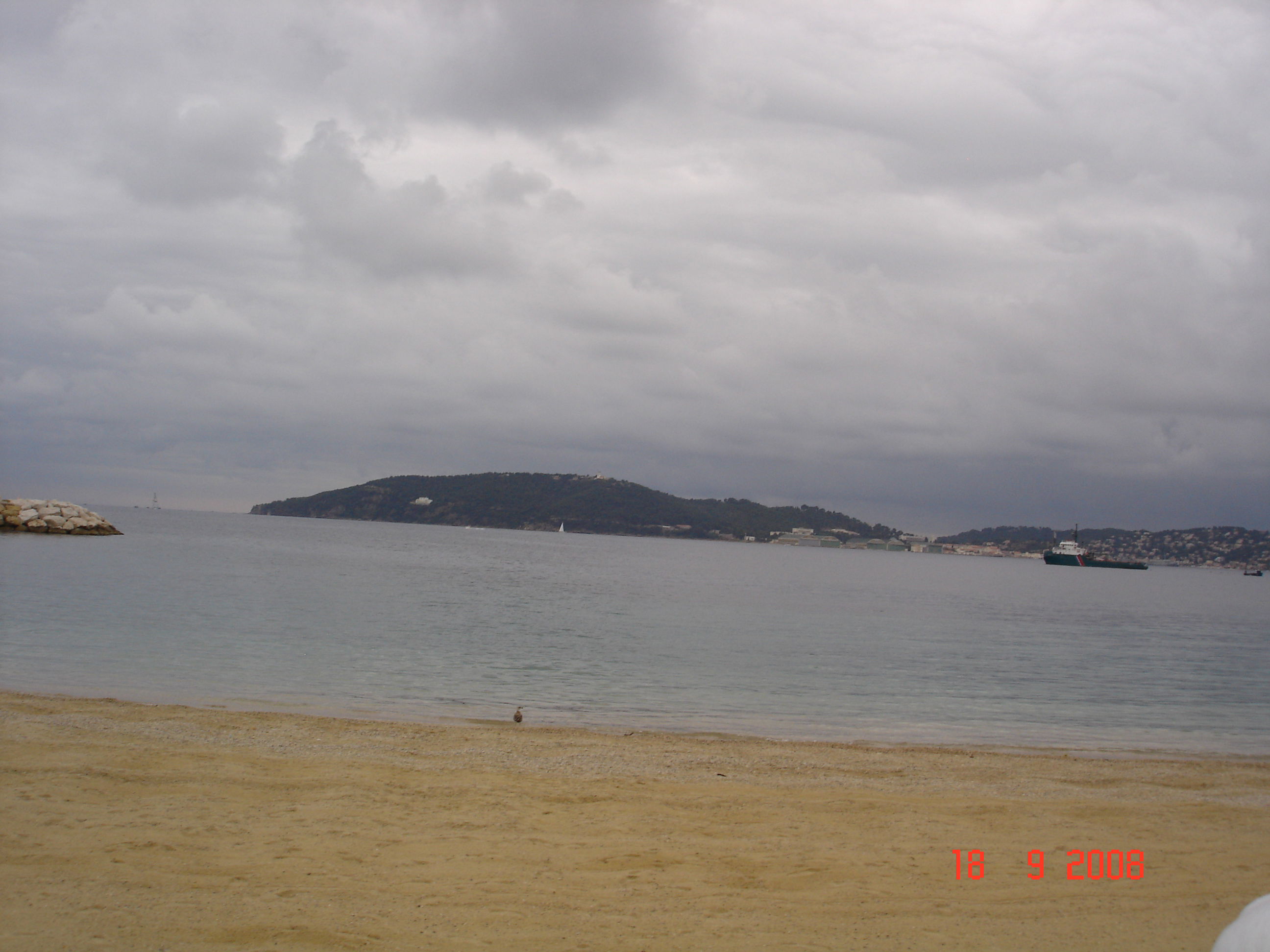 Playa del Mourillon, Tolon, Francia, por Sophie P.