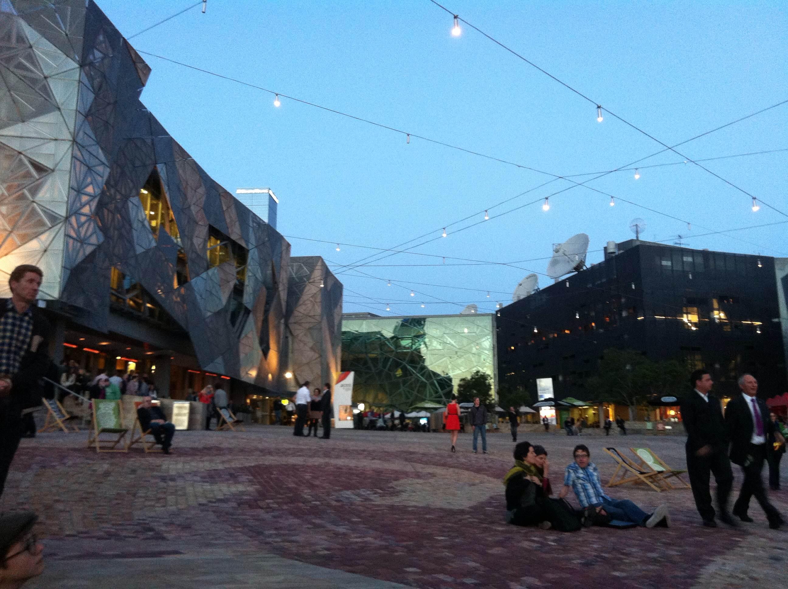 Federation Square, por cristina rod 