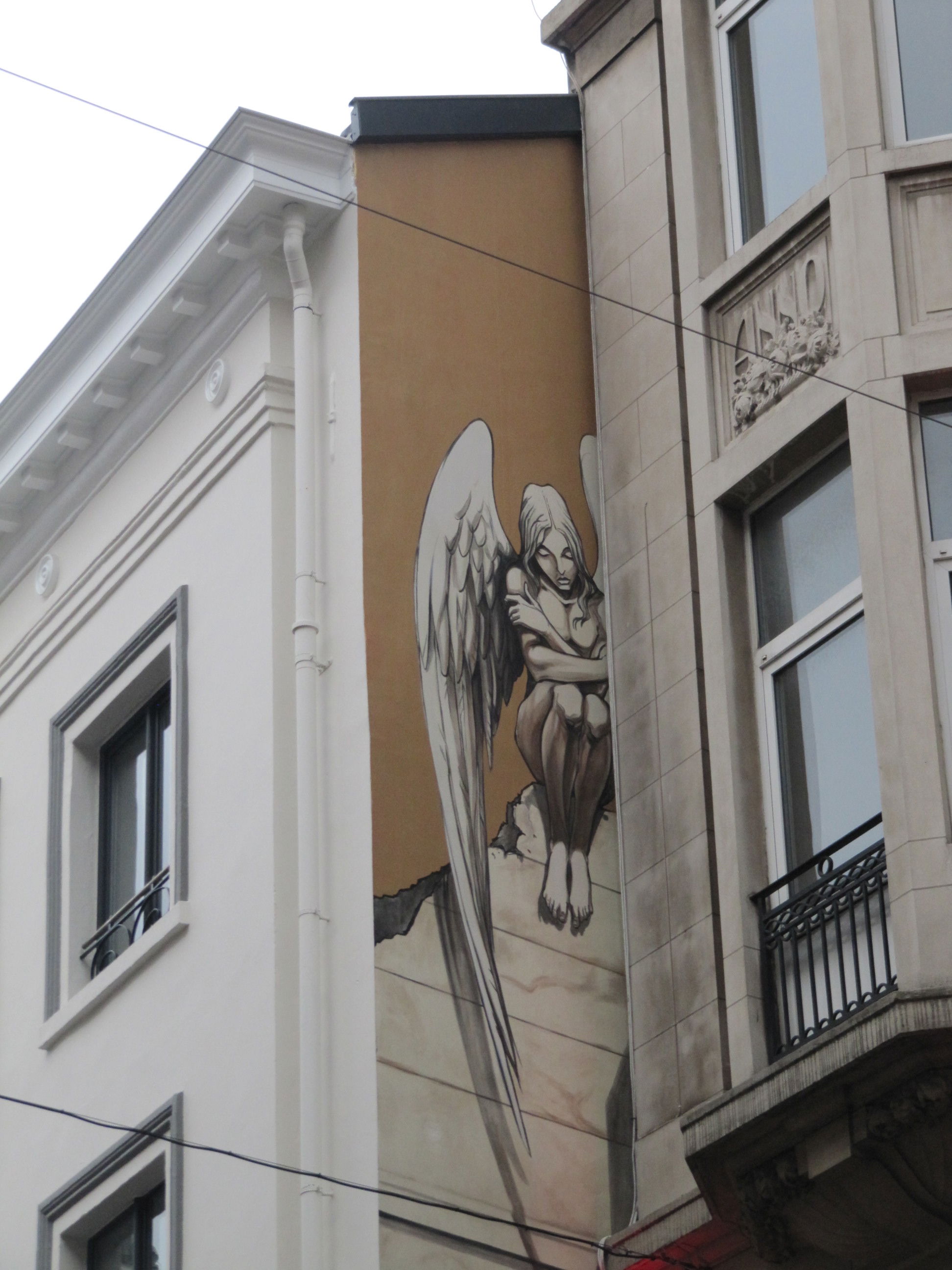 Mural de L’Ange de Sambre - Yslaire, por Héctor mibauldeblogs.com