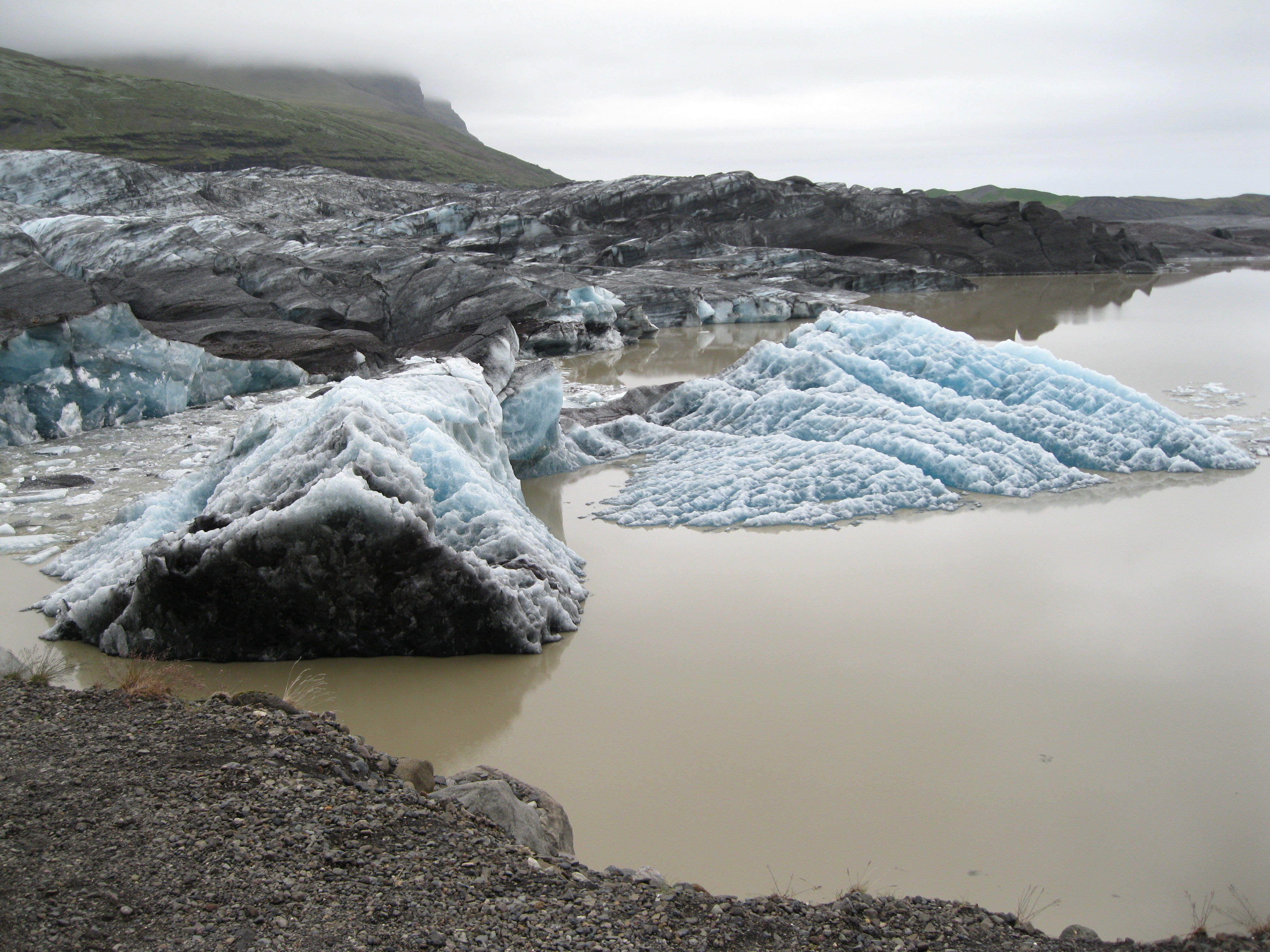 Lengua glaciar Svínafellsjökull, por Pamela Ferrari