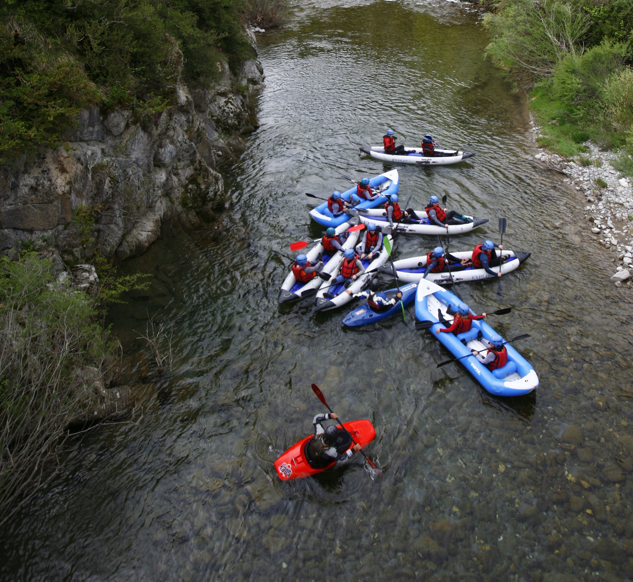 Rafting en el Valle de Ansó, por Agurtzane Perez Larrea