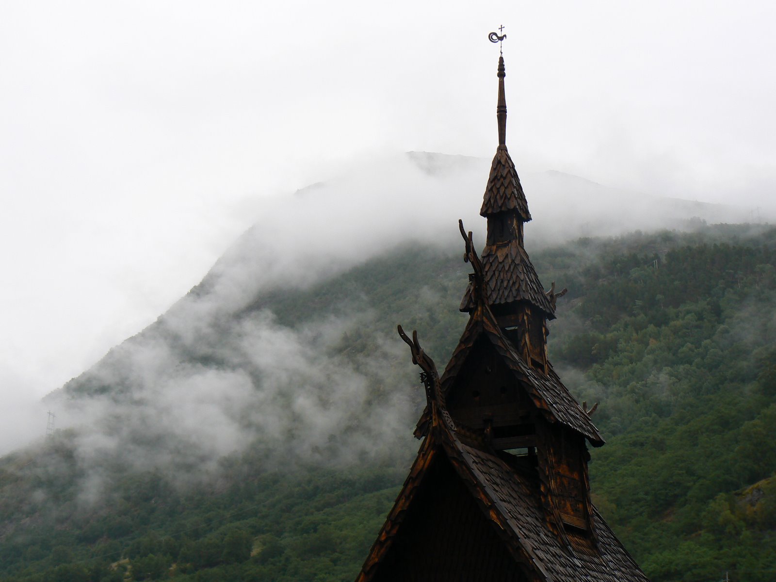 Iglesia Borgund Stavkirke, por Ecologista