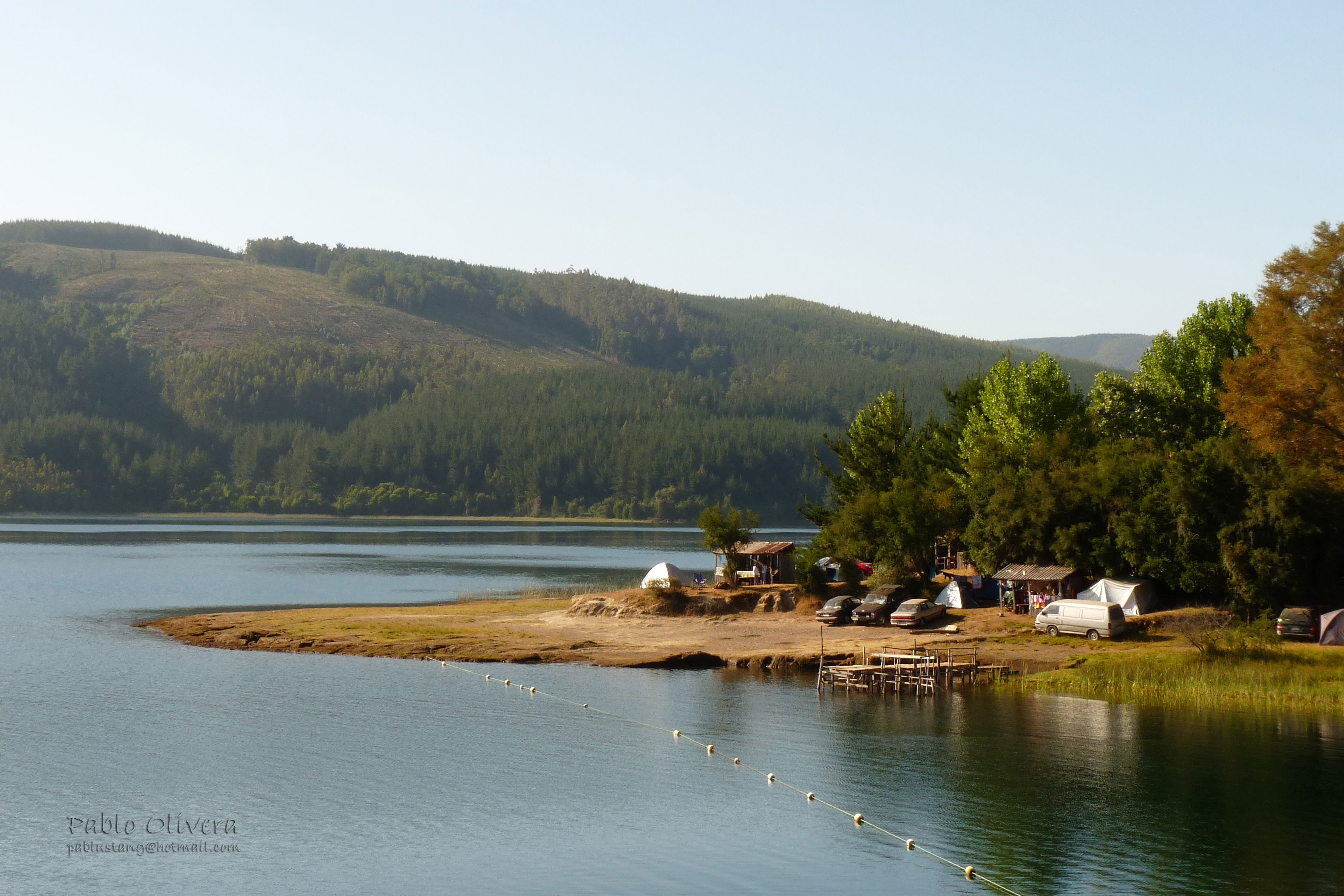 Puerto Choque, Lago Lleu Lleu, por Pablo Olivera 