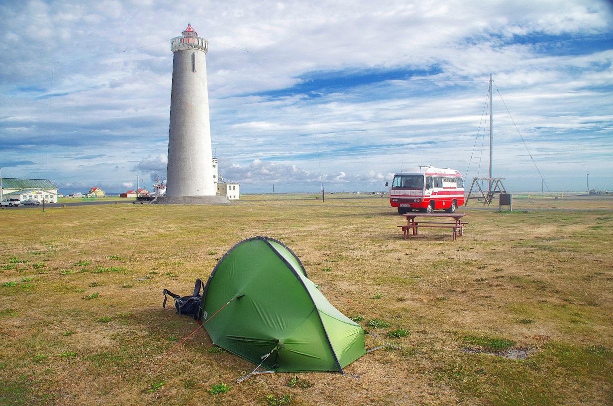 Faro de Garður, por Grégoire Sieuw